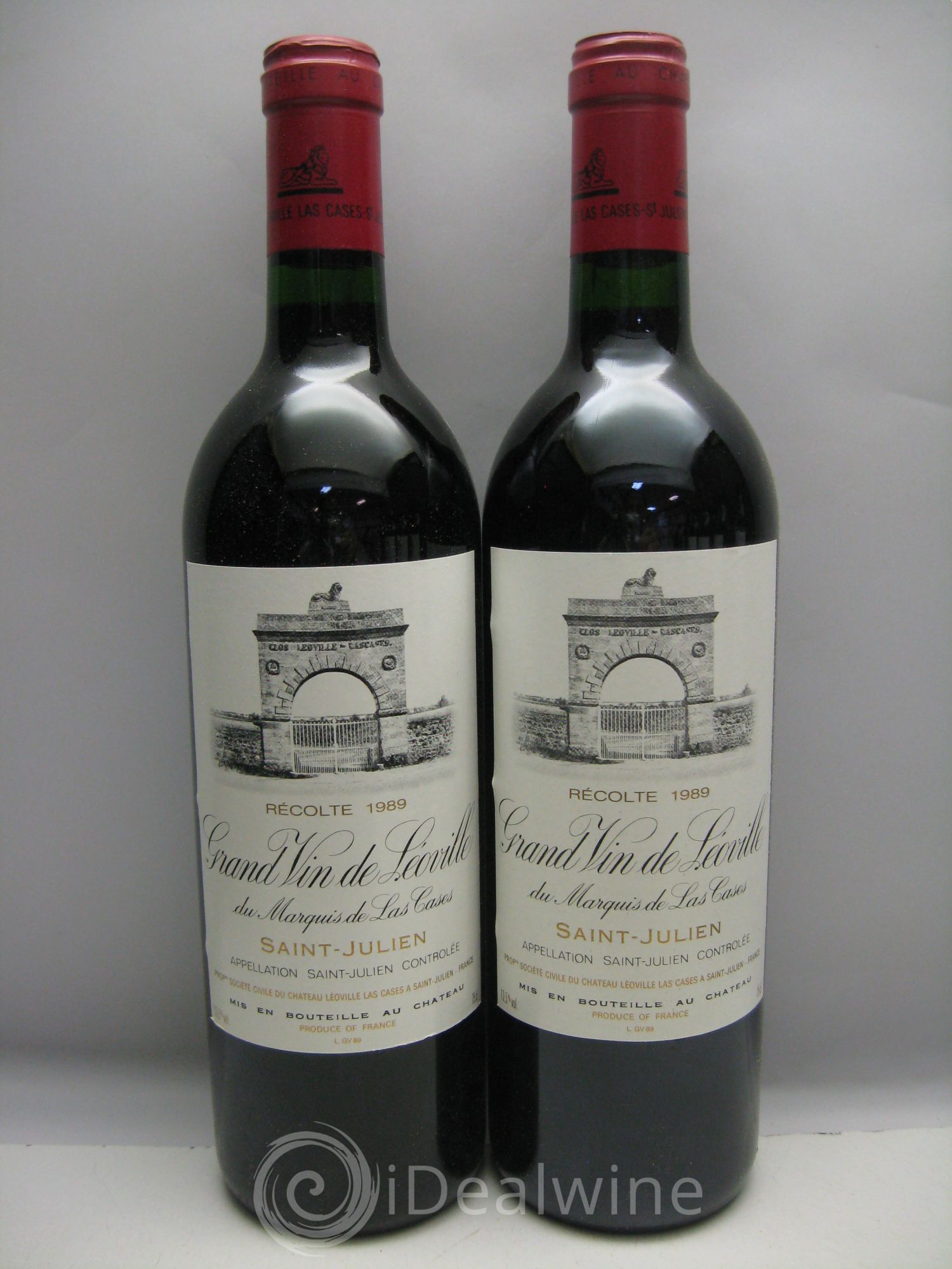 Château Léoville Las Cases 2ème Grand Cru Classé 1989 - Lot de 12 bouteilles - 0