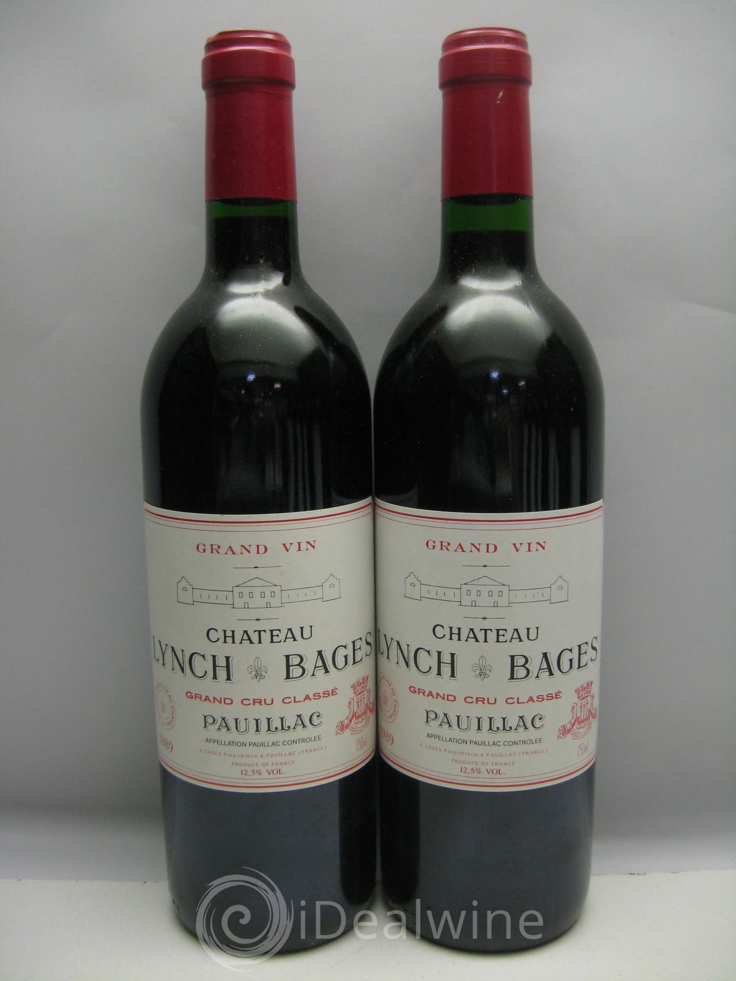Château Lynch Bages 5ème Grand Cru Classé 1989 - Lot de 12 bouteilles - 0