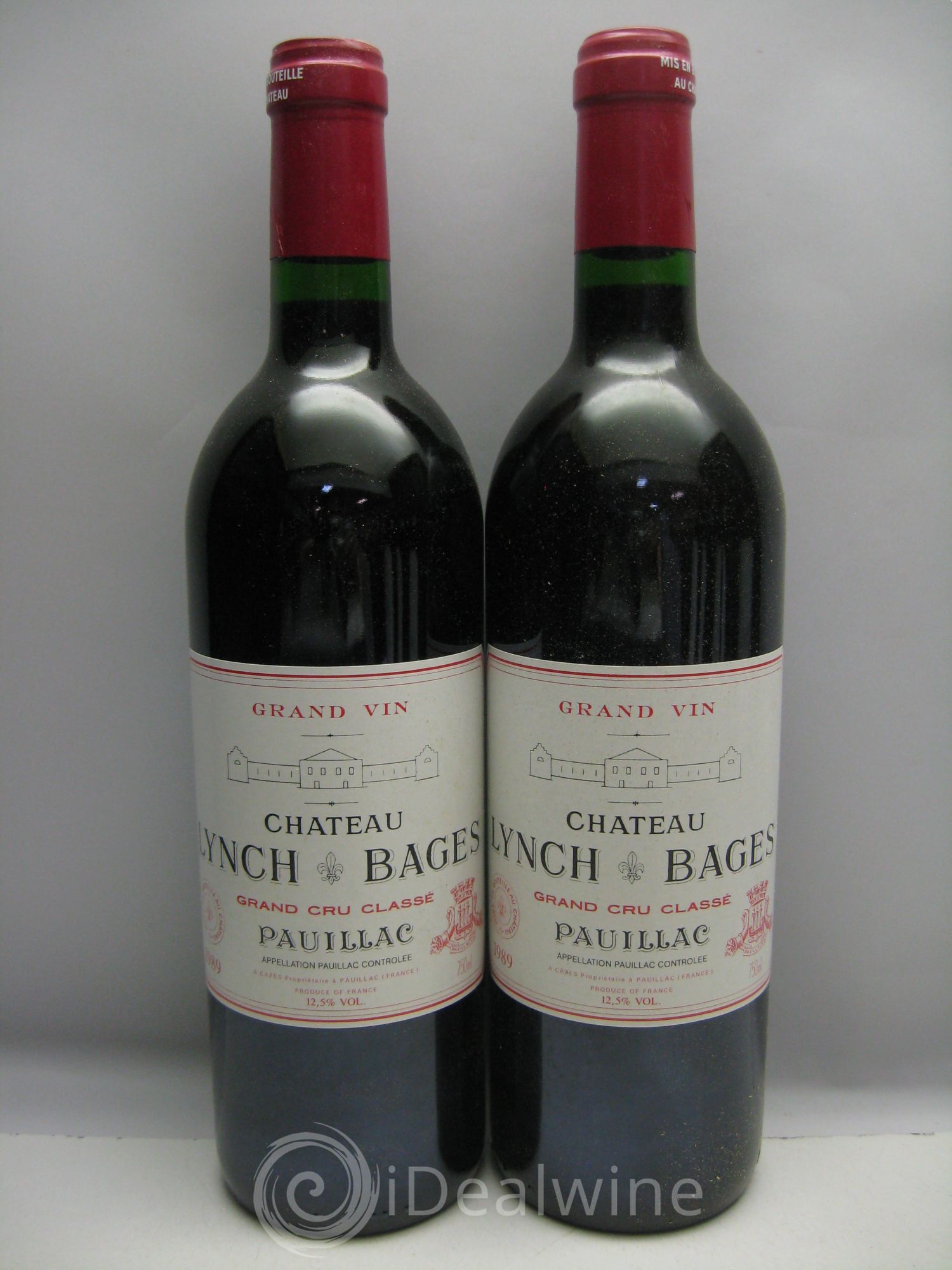 Château Lynch Bages 5ème Grand Cru Classé 1989 - Lot de 12 bouteilles - 1