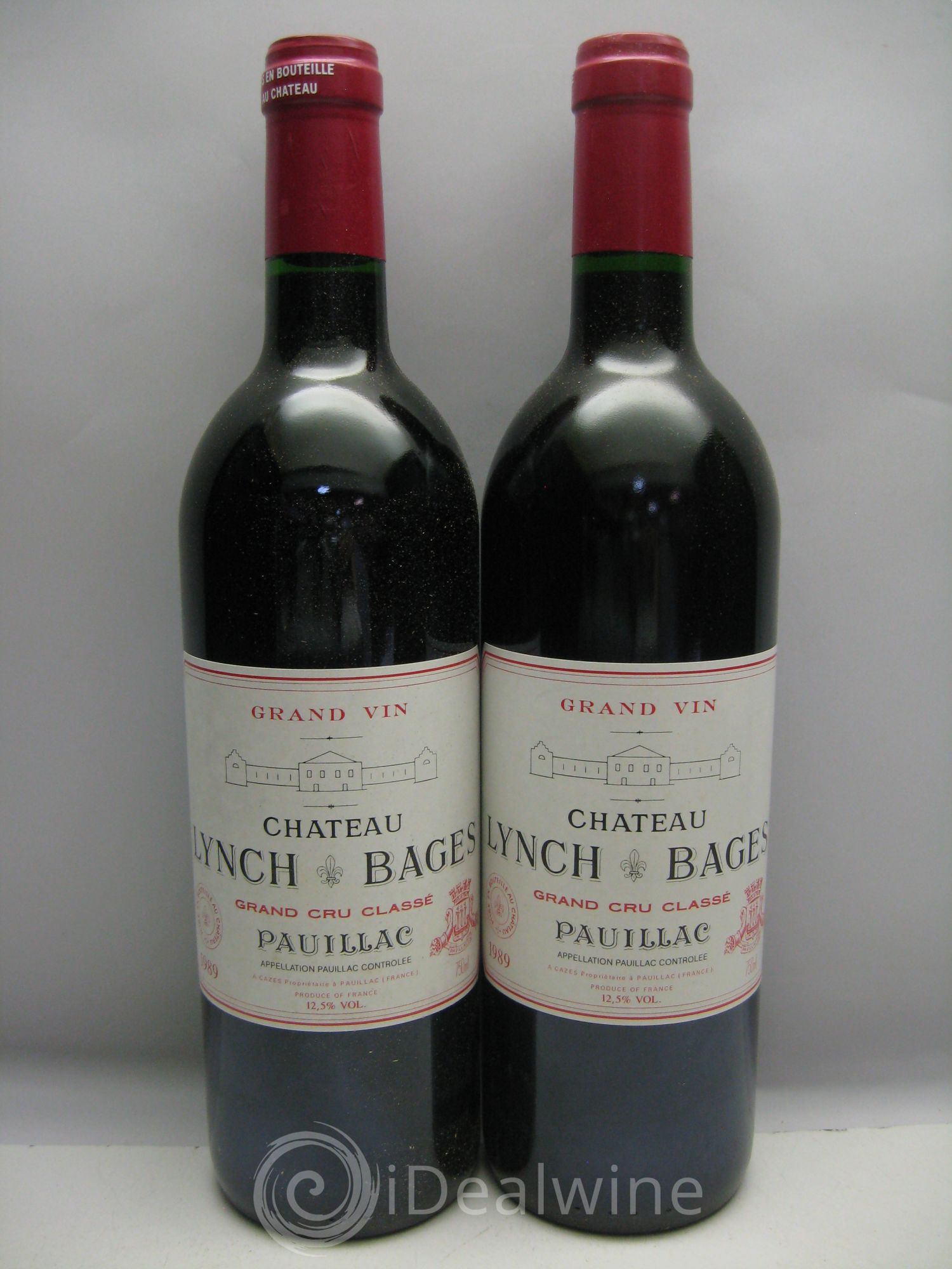 Château Lynch Bages 5ème Grand Cru Classé 1989 - Lot de 12 bouteilles - 5
