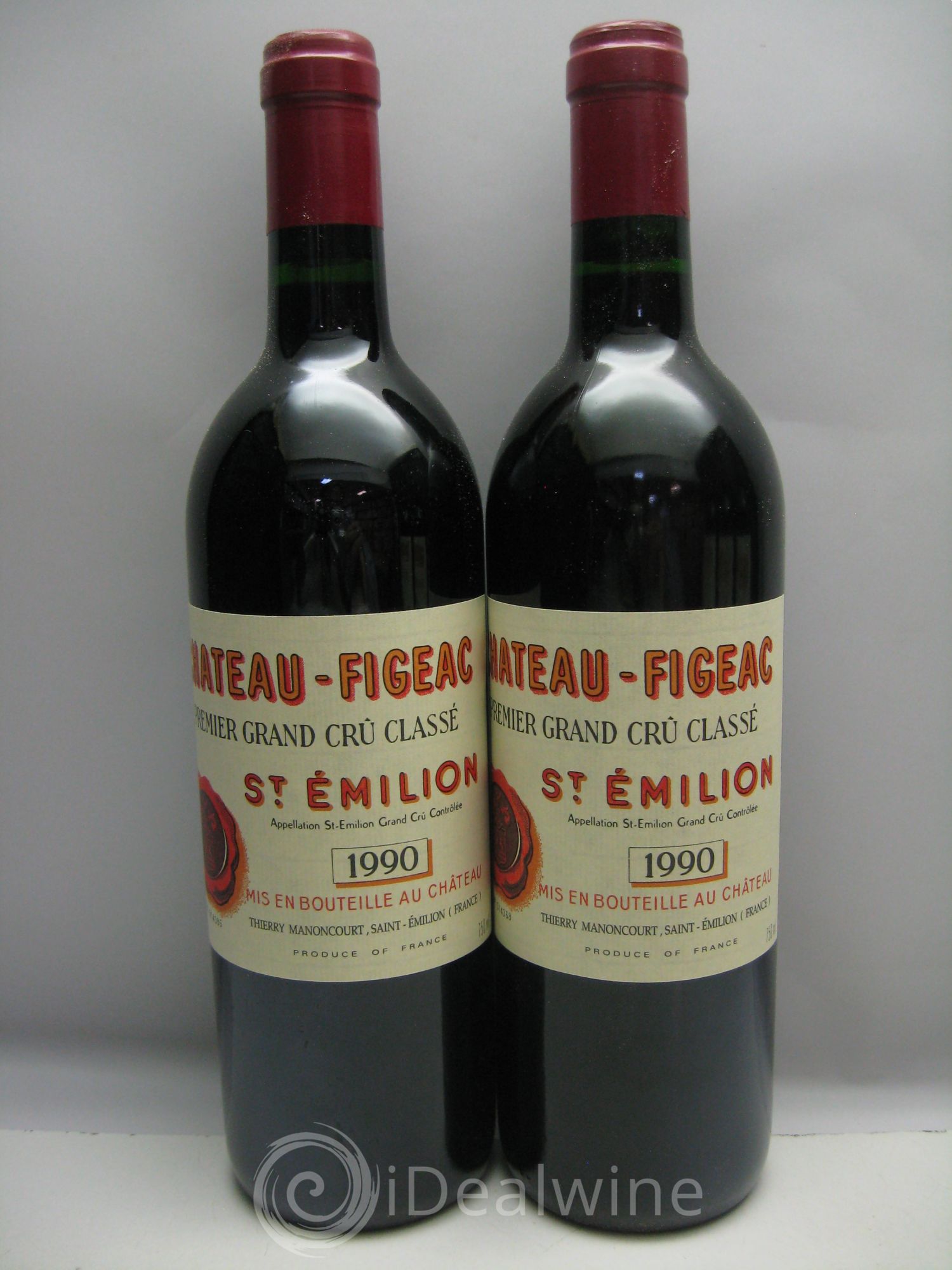Château Figeac 1er Grand Cru Classé A 1990 - Lot de 12 bouteilles - 2