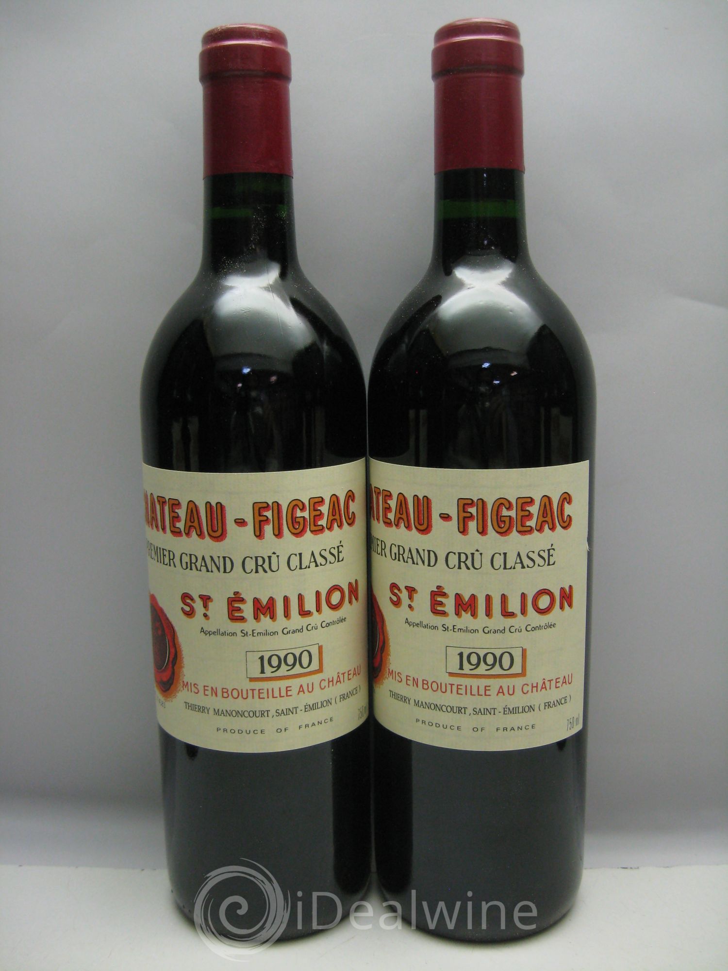 Château Figeac 1er Grand Cru Classé A 1990 - Lot de 12 bouteilles - 3
