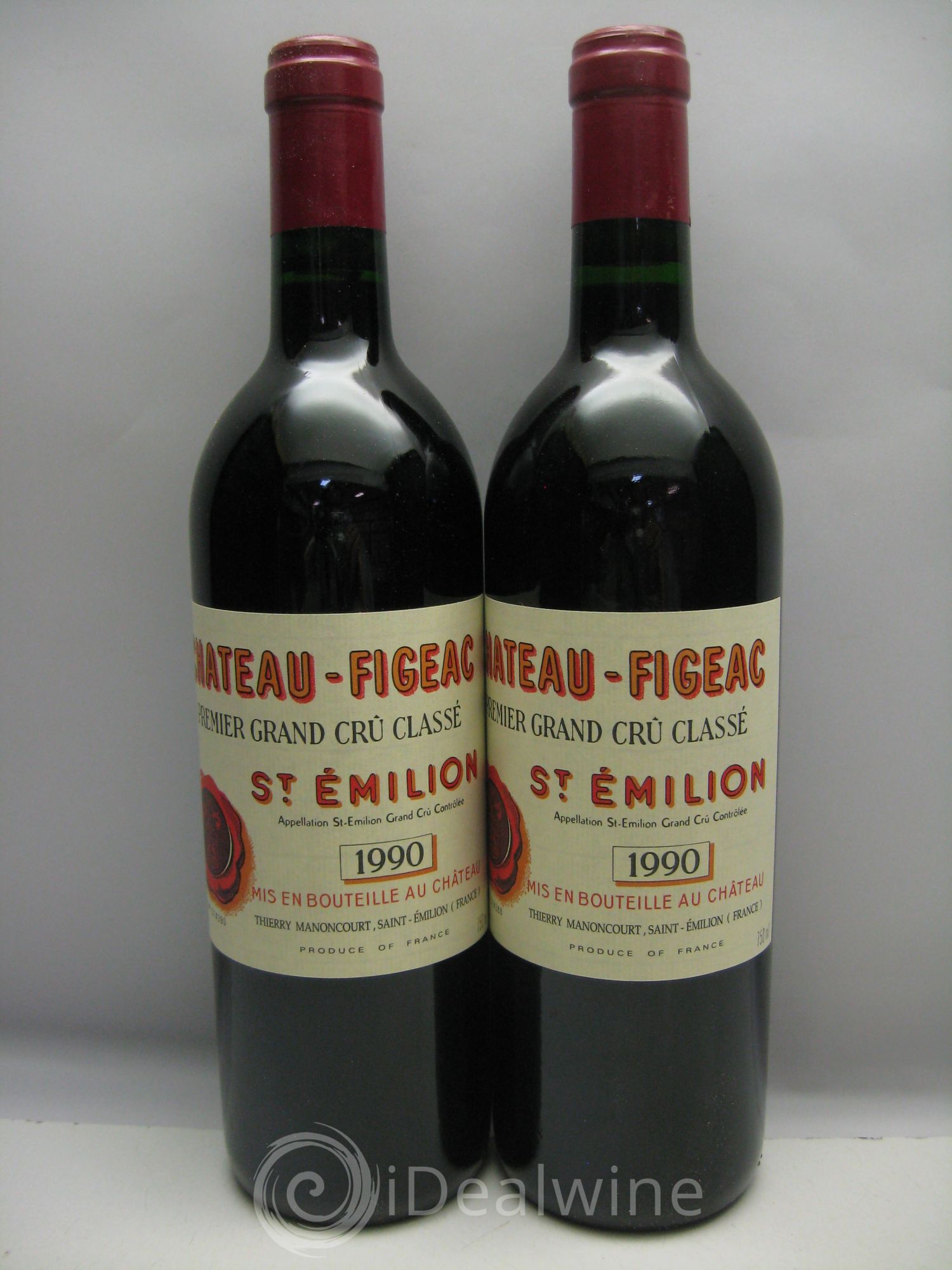 Château Figeac 1er Grand Cru Classé A 1990 - Lot de 12 bouteilles - 5