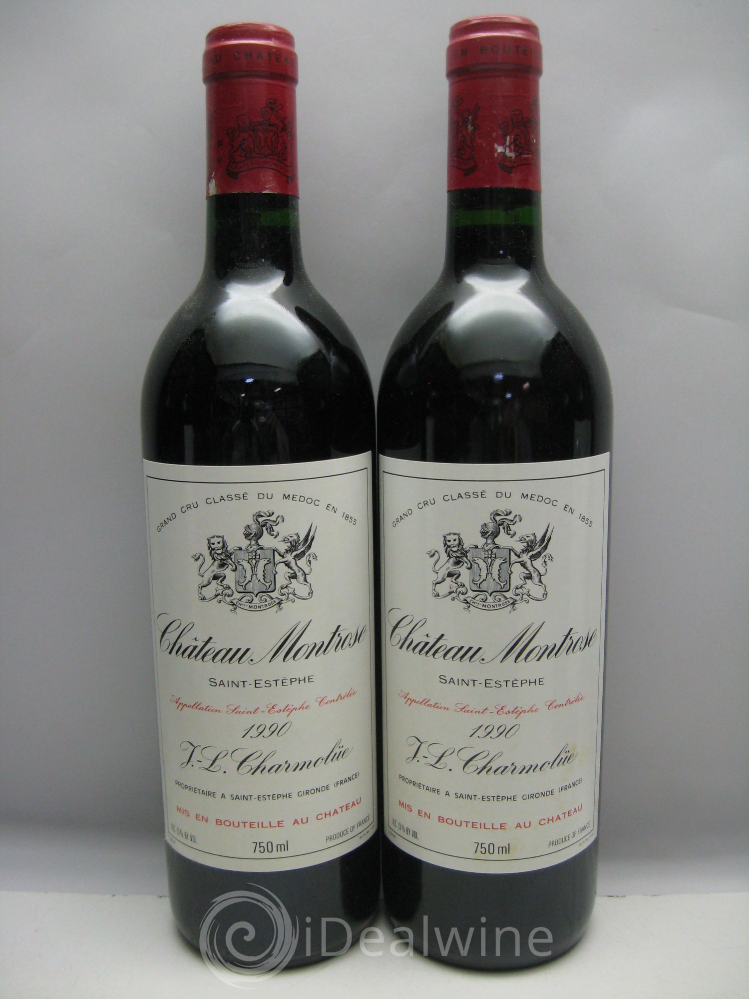 Château Montrose 2ème Grand Cru Classé (CB sans couvercle) 1990 - Lot de 12 bouteilles - 3