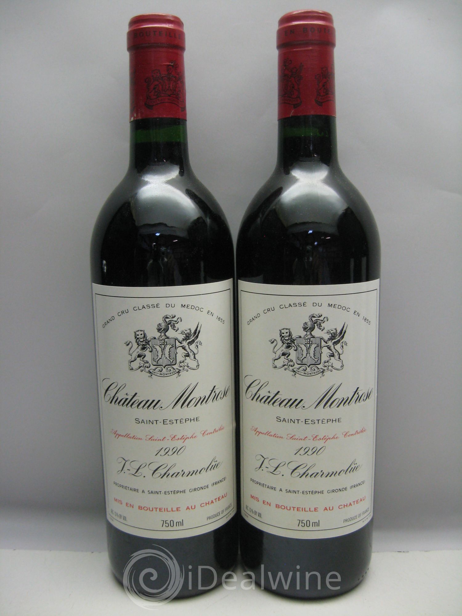 Château Montrose 2ème Grand Cru Classé (CB sans couvercle) 1990 - Lot de 12 bouteilles - 4
