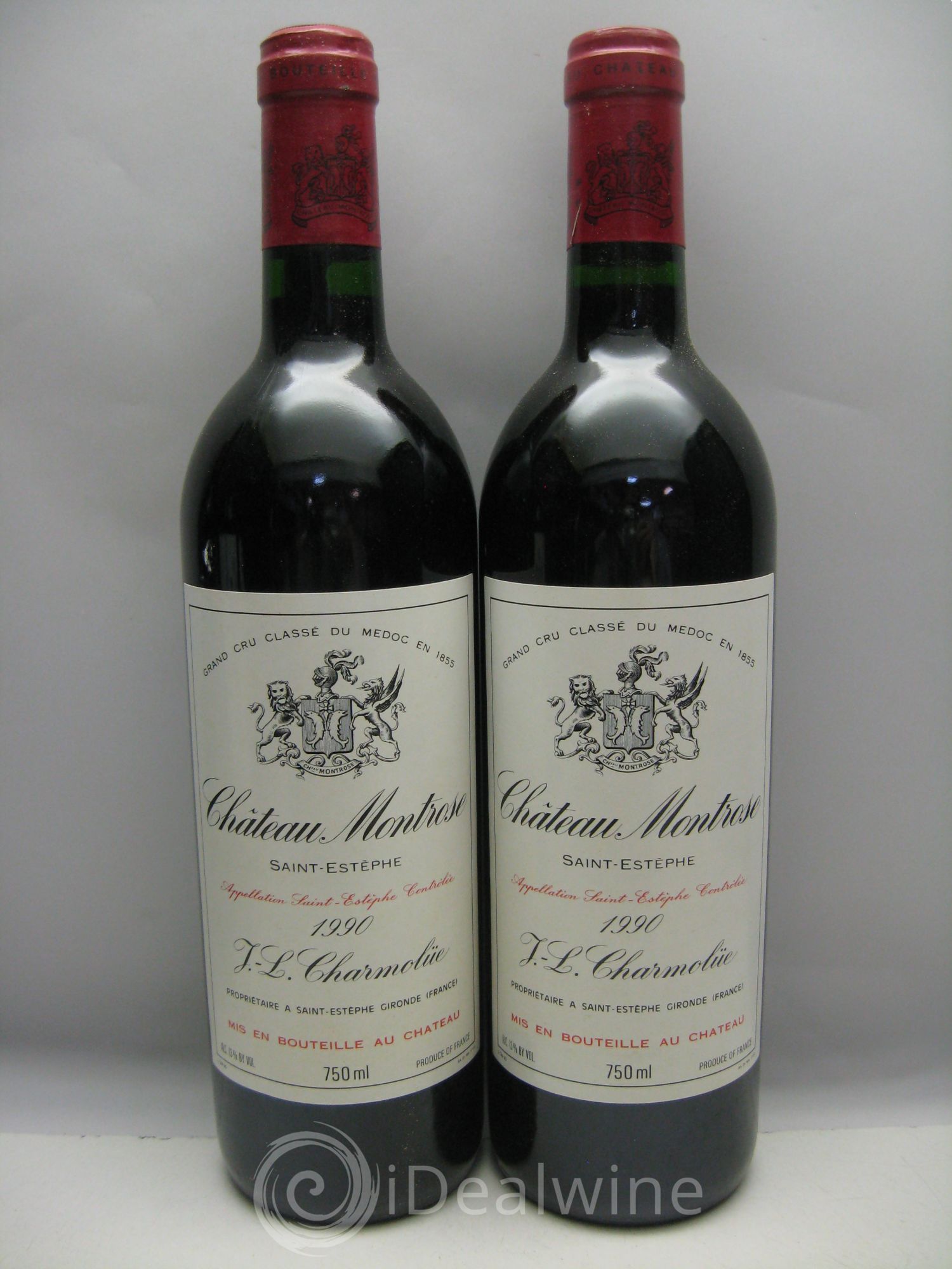 Château Montrose 2ème Grand Cru Classé (CB sans couvercle) 1990 - Lot de 12 bouteilles - 5
