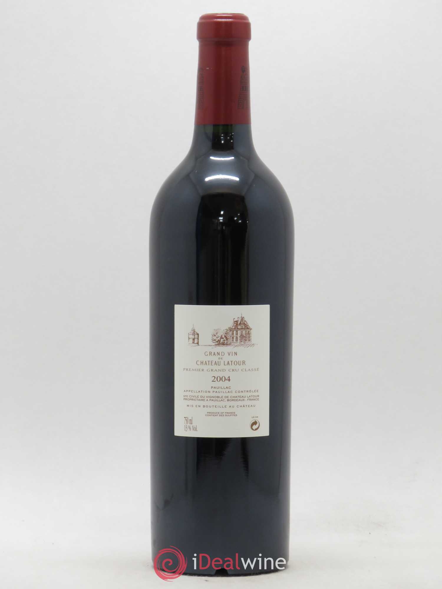 Château Latour 1er Grand Cru Classé 2004 - Lot de 1 bouteille - 1
