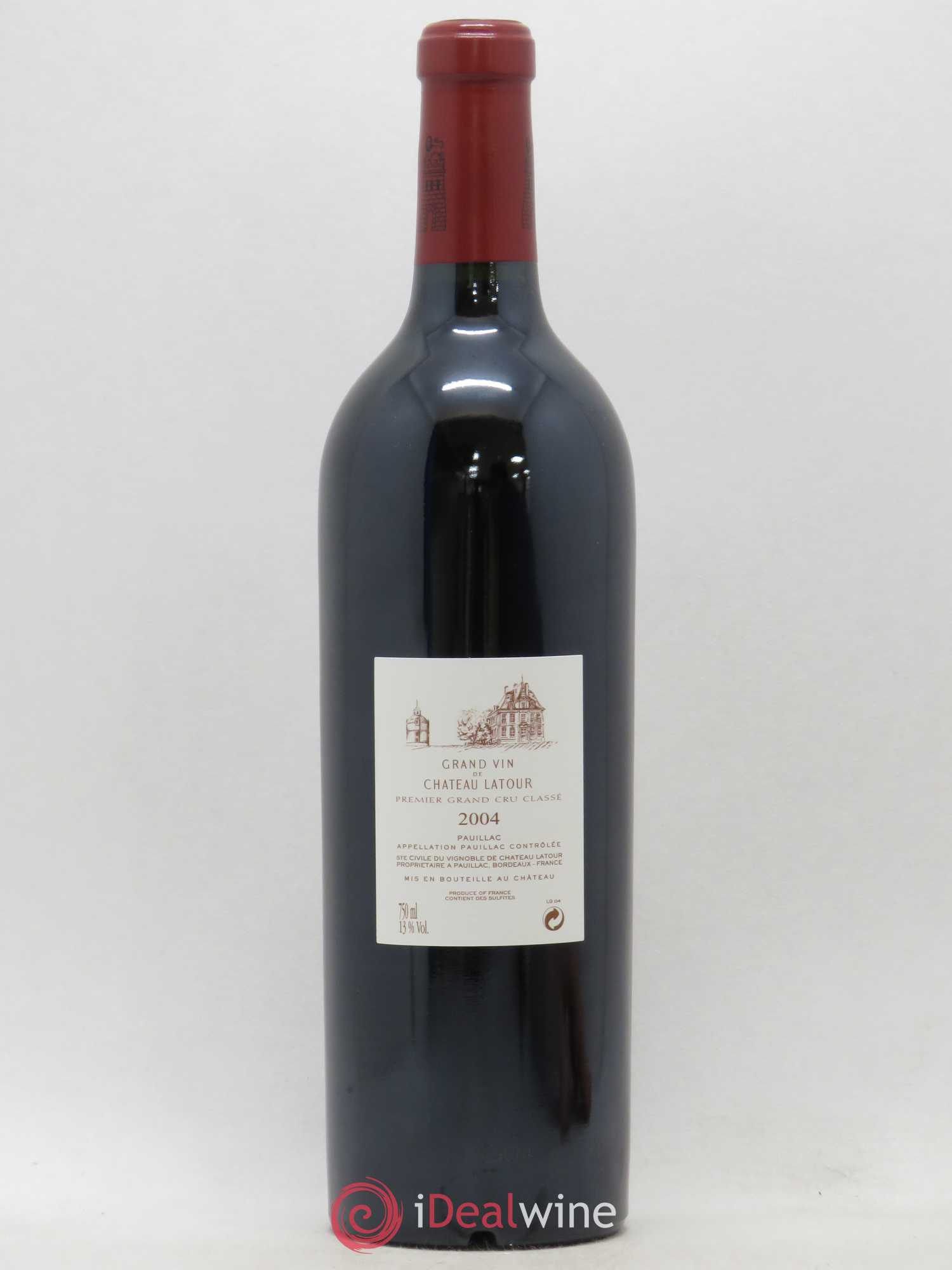 Château Latour 1er Grand Cru Classé 2004 - Lot de 1 bouteille - 1