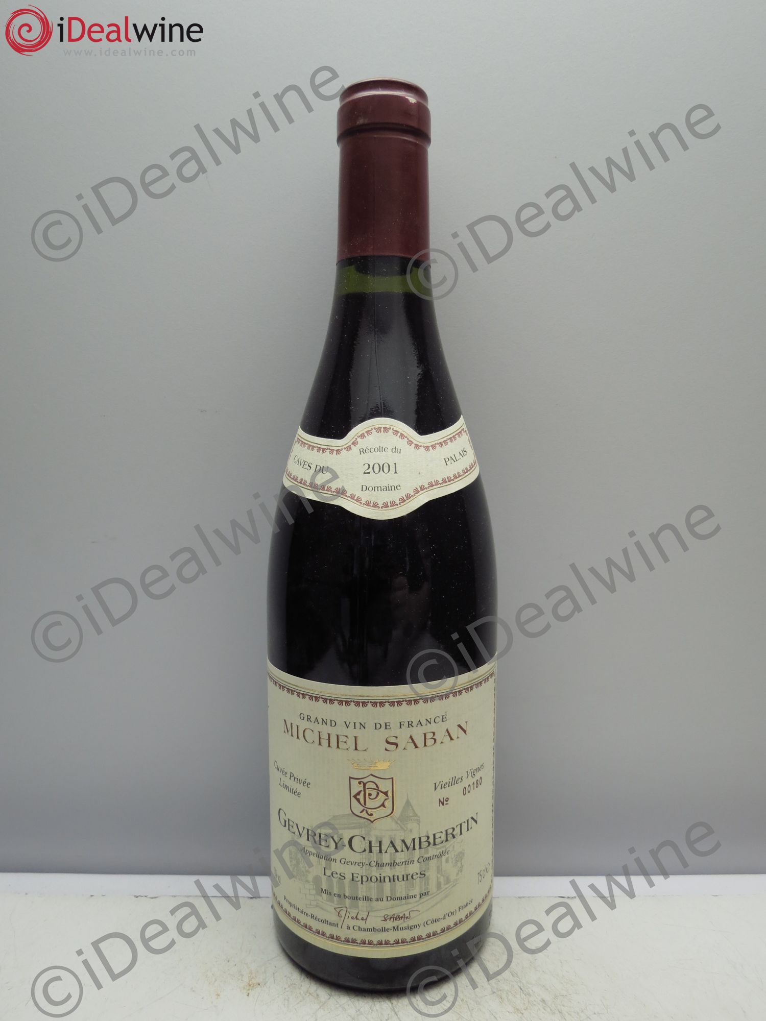 Gevrey-Chambertin Les Epointures Michel Saban 2001 - Posten von 6 Flaschen - 0