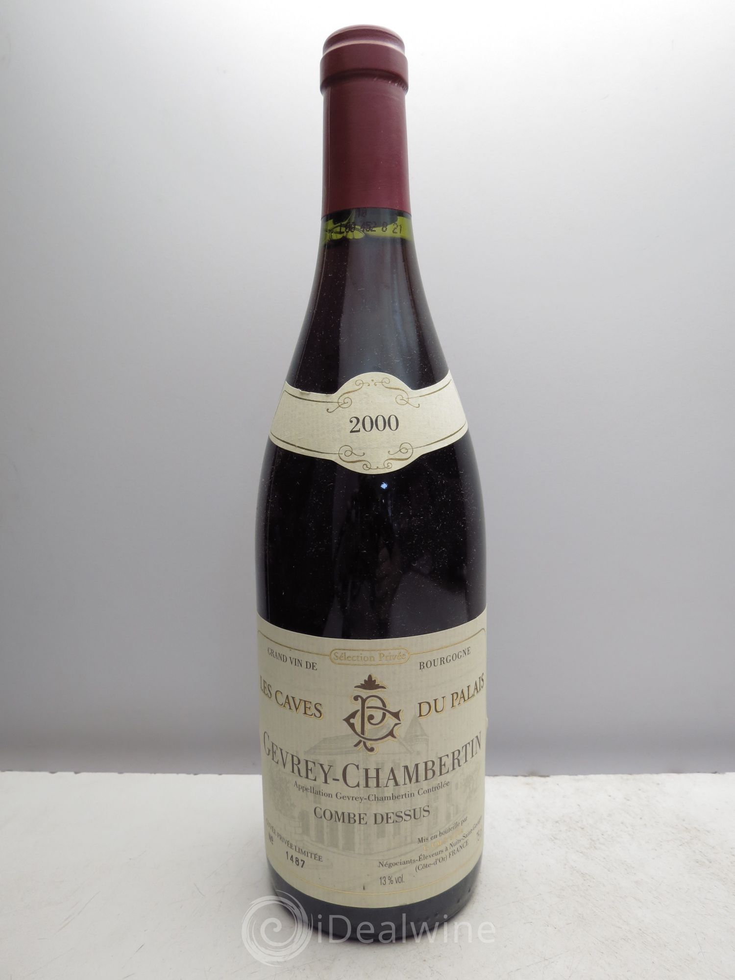 Gevrey-Chambertin Combe Dessus Les Caves du Palais 2000 - Posten von 1 Flasche - 0