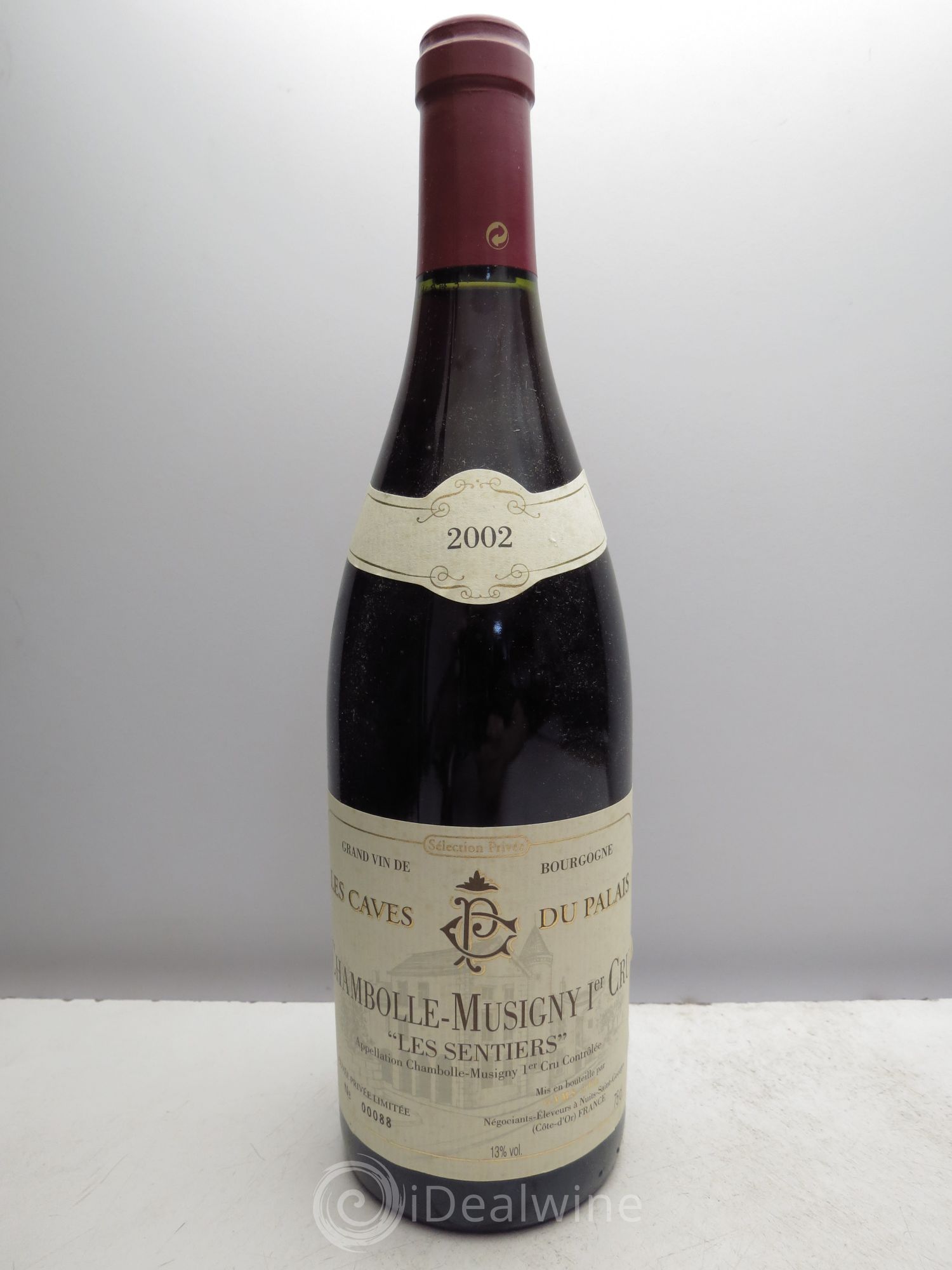 Chambolle-Musigny 1er Cru Les Caves du Palais 2002 - Posten von 1 Flasche - 0