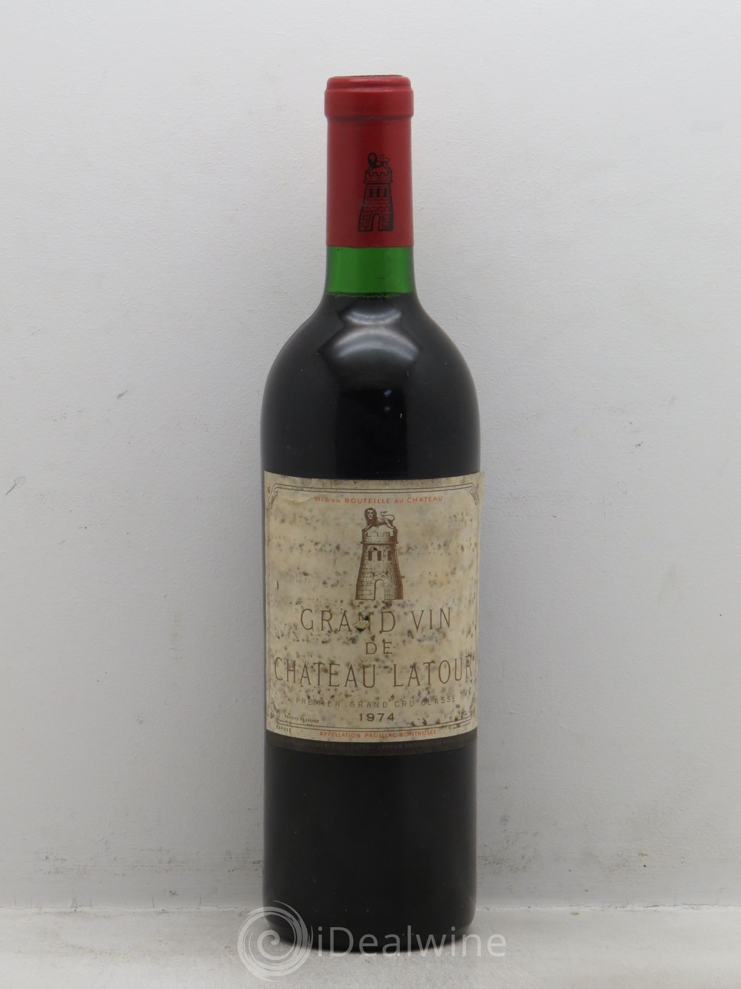 Château Latour 1er Grand Cru Classé 1974 - Lot de 1 bouteille - 0