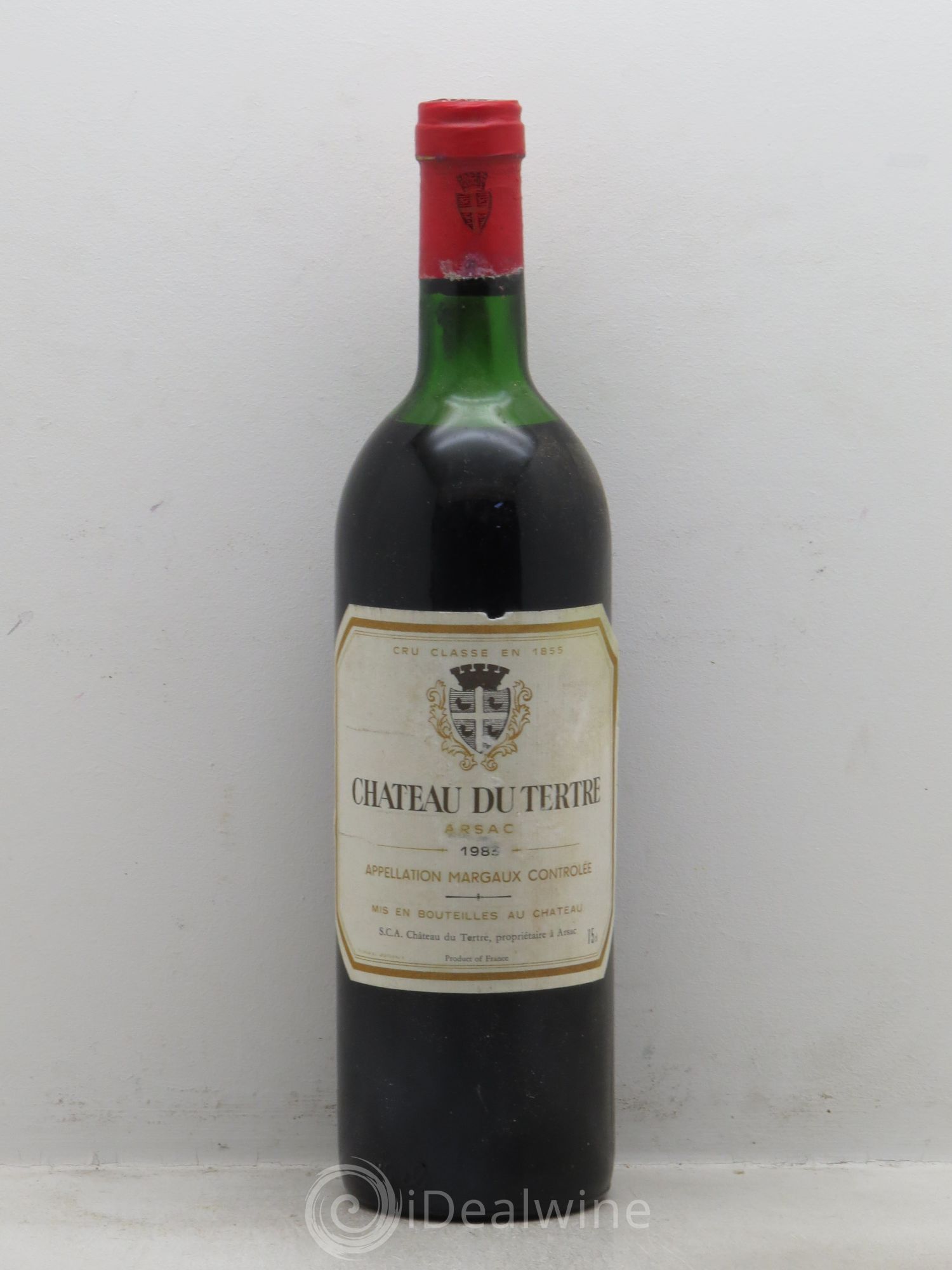 Château du Tertre 5ème Grand Cru Classé 1983 - Lot de 1 bouteille - 0