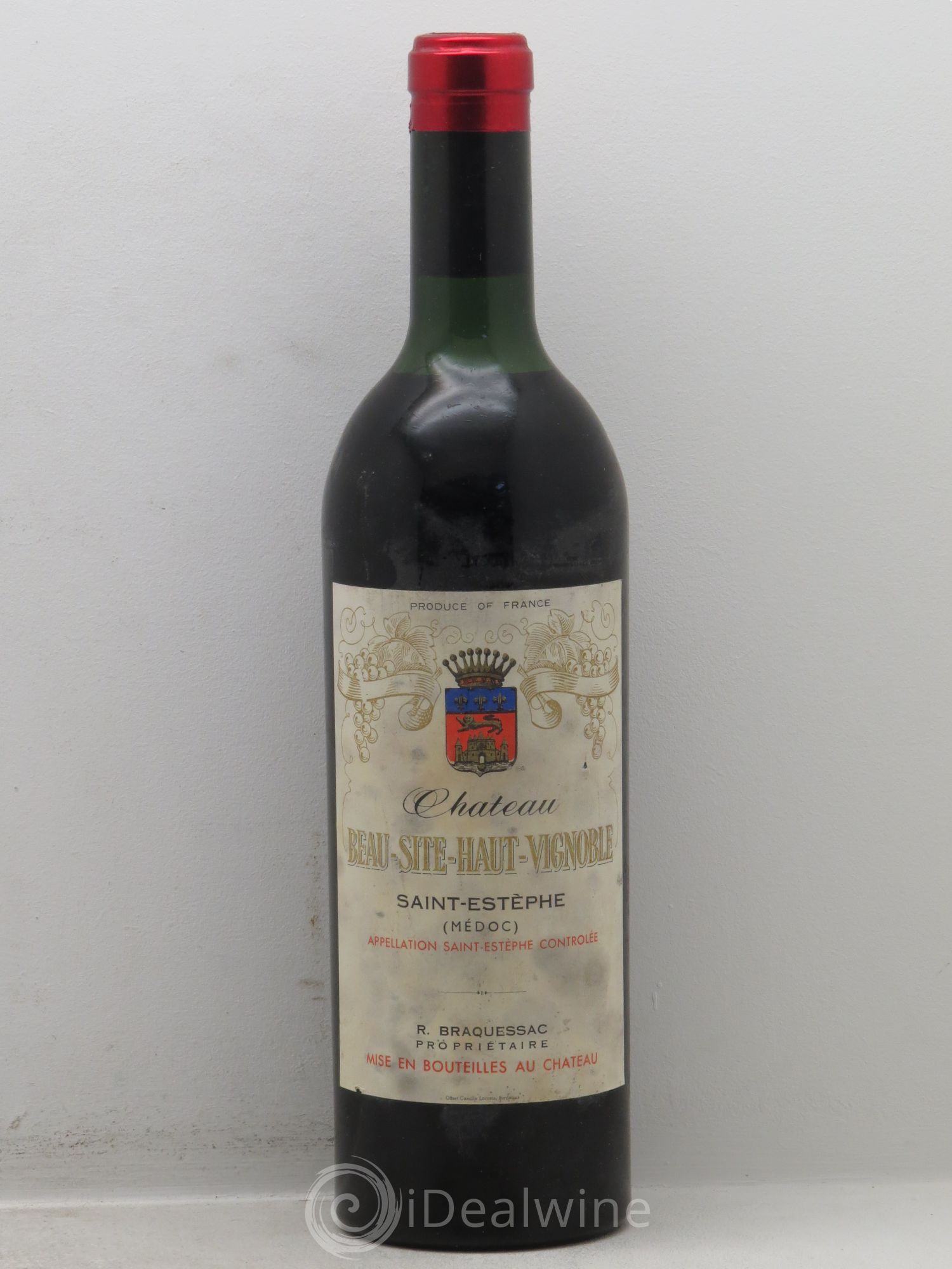 Château Beau Site Haut Vignoble Cru Bourgeois 1964 - Lot de 1 bouteille - 0