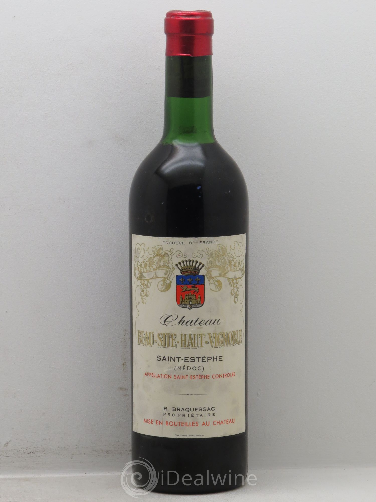 Château Beau Site Haut Vignoble Cru Bourgeois 1966 - Lot de 1 bouteille - 0
