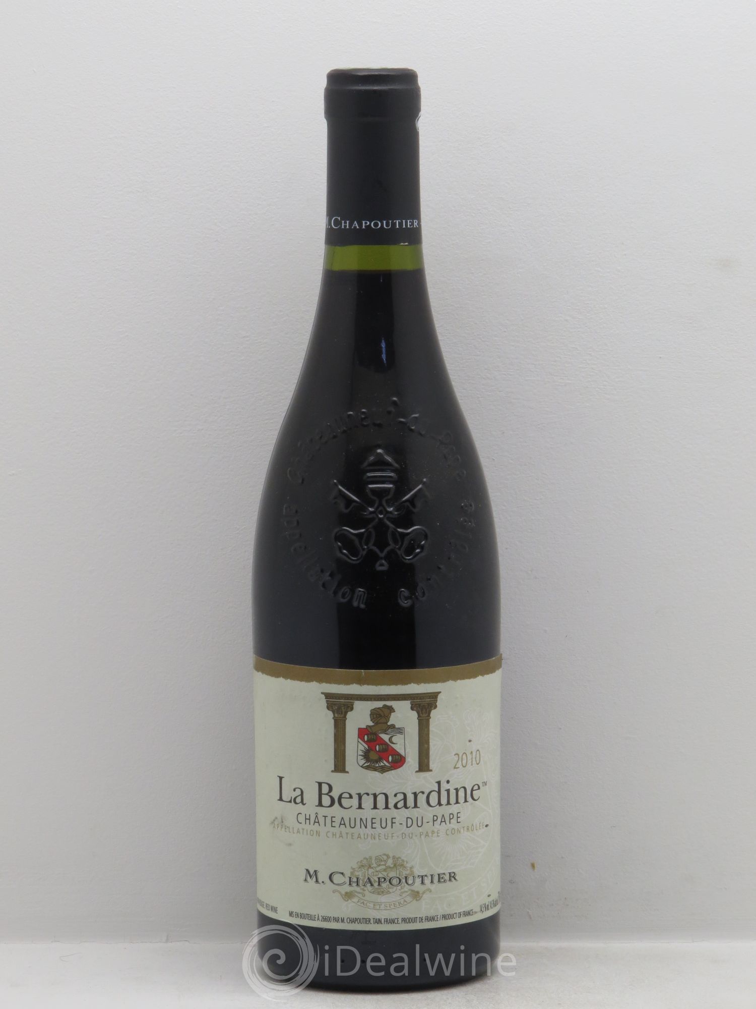 Châteauneuf-du-Pape La Bernardine Chapoutier (sans prix de réserve) 2010 - Lot de 1 bouteille - 0