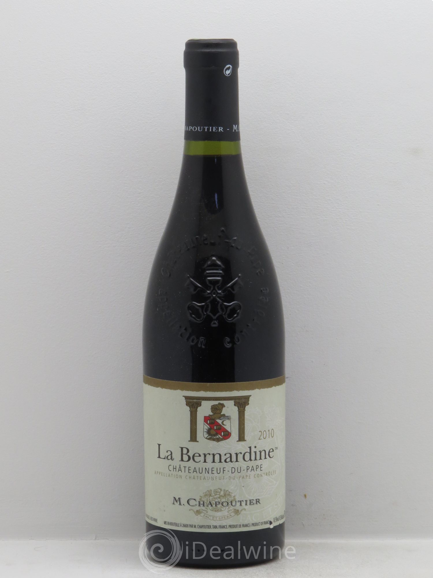 Châteauneuf-du-Pape La Bernardine Chapoutier (sans prix de réserve) 2010 - Lot de 1 bouteille - 0