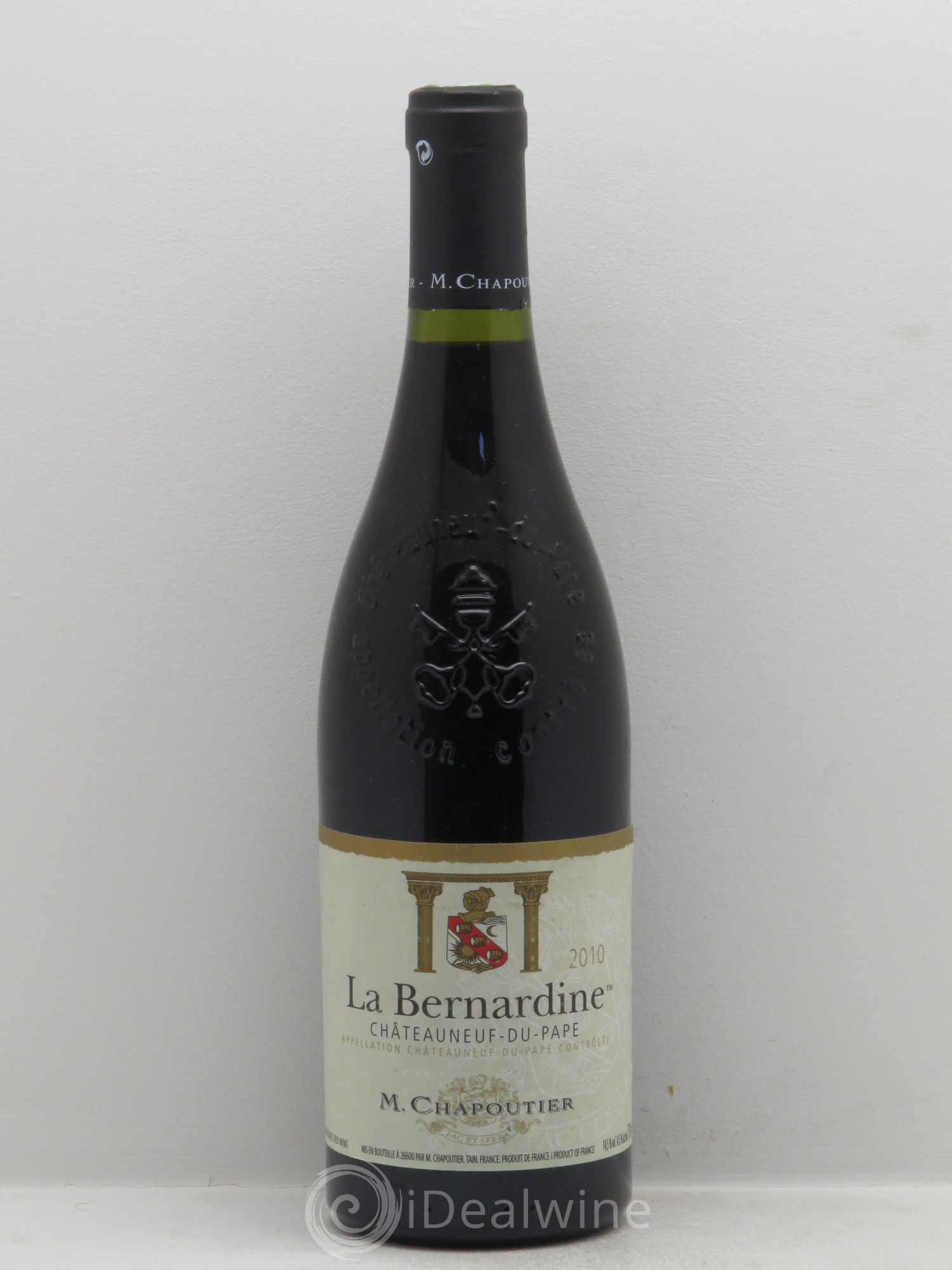 Châteauneuf-du-Pape La Bernardine Chapoutier (sans prix de réserve) 2010 - Lot de 1 bouteille - 0