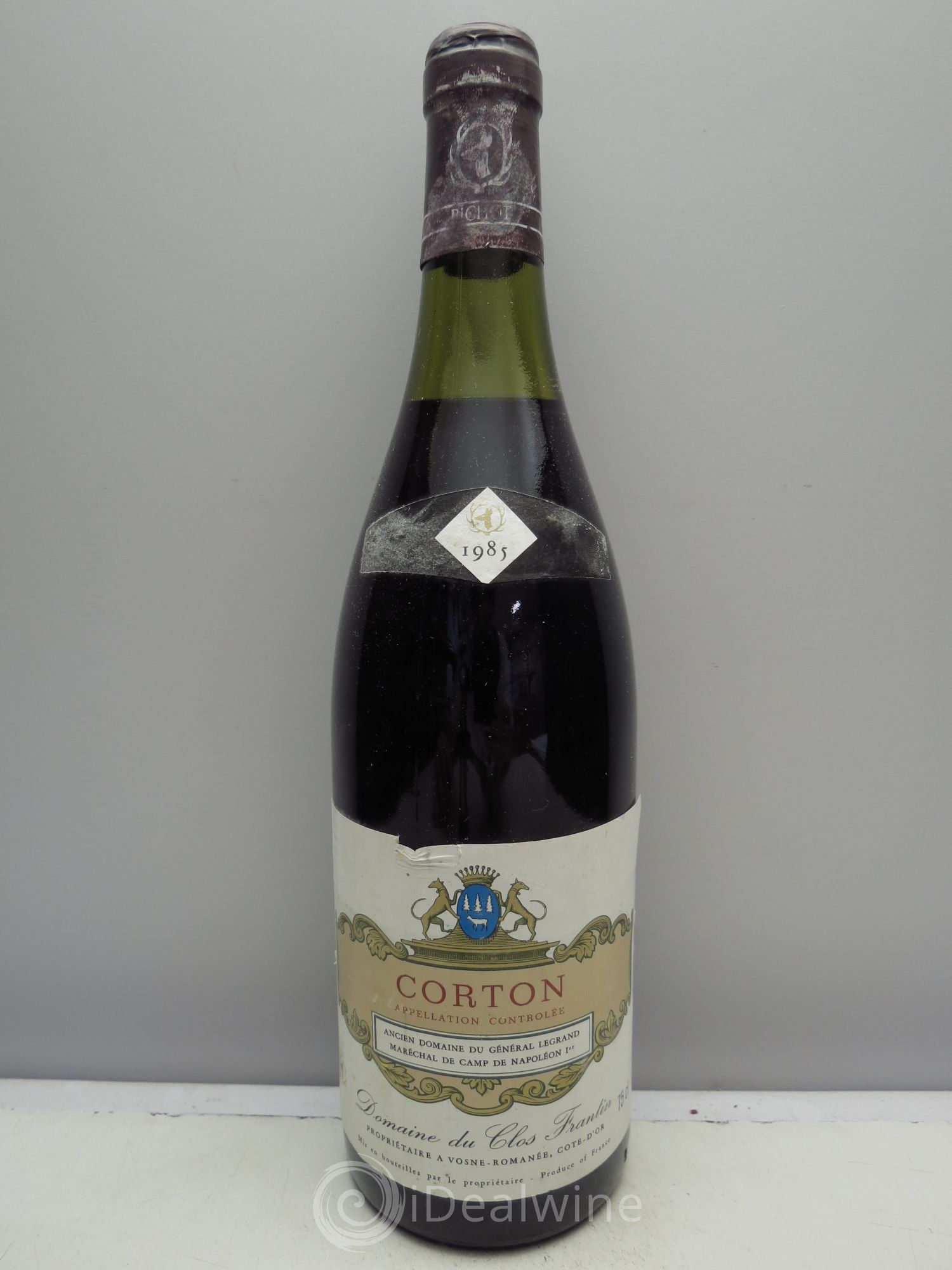 Corton Grand Cru Albert Bichot (sans prix de reserve/no reserve) 1985 - Posten von 1 Flasche - 0