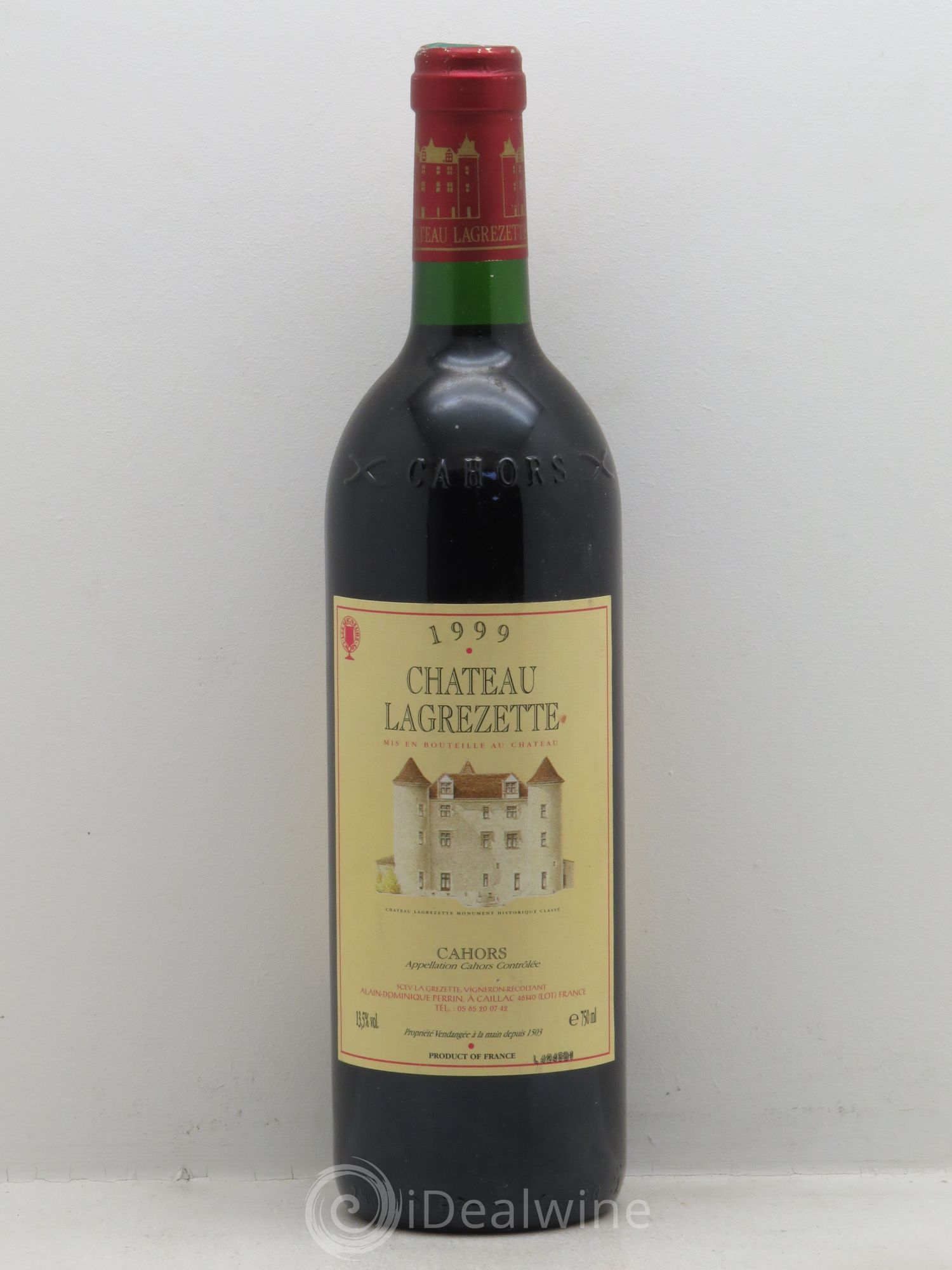 Cahors Château Lagrezette Alain Dominique Perrin (sans prix de réserve-no reserve) 1999 - Lotto di 6 bottiglie - 0