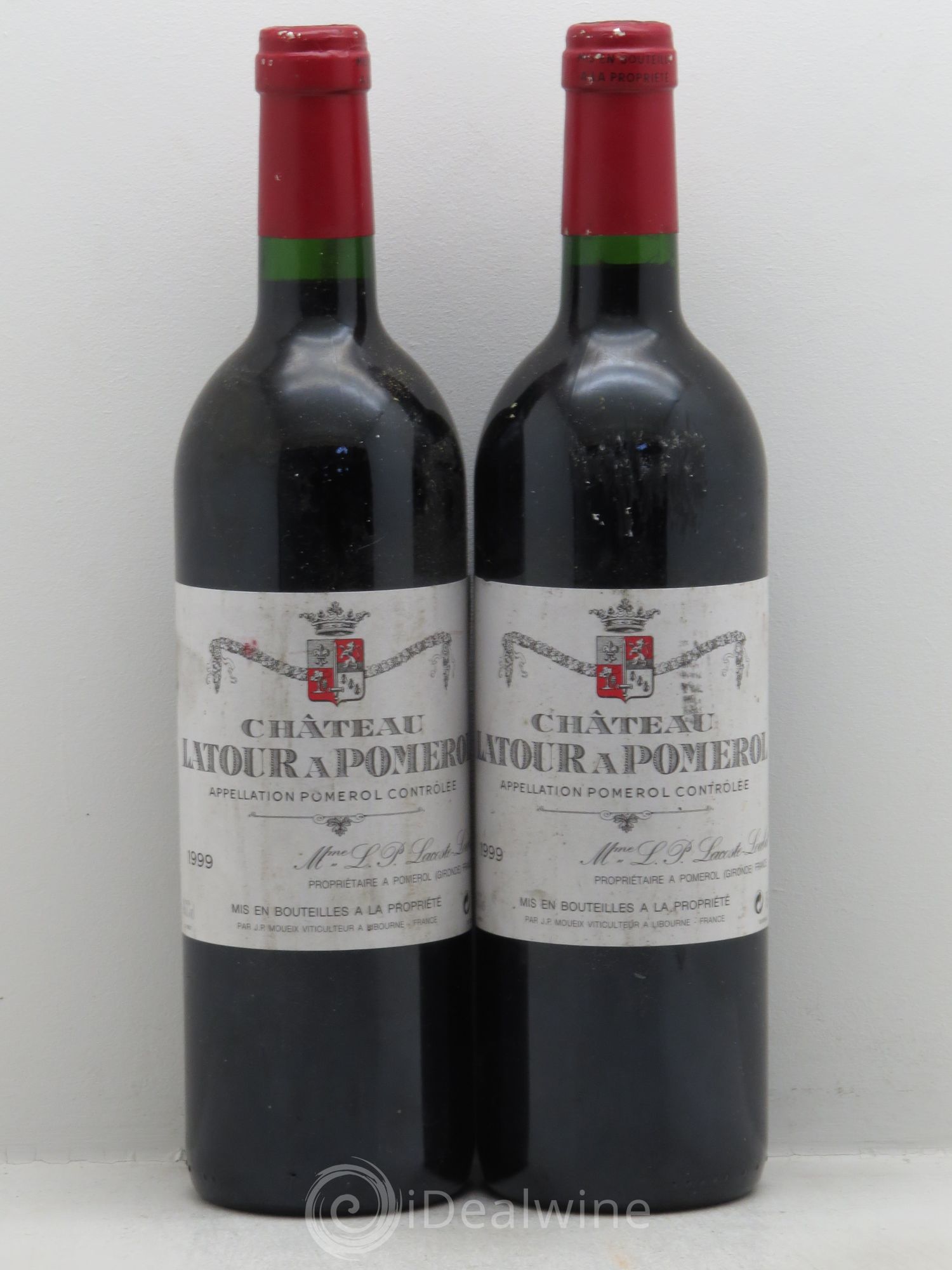 Château Latour à Pomerol 1999 - Lot de 2 bouteilles - 0