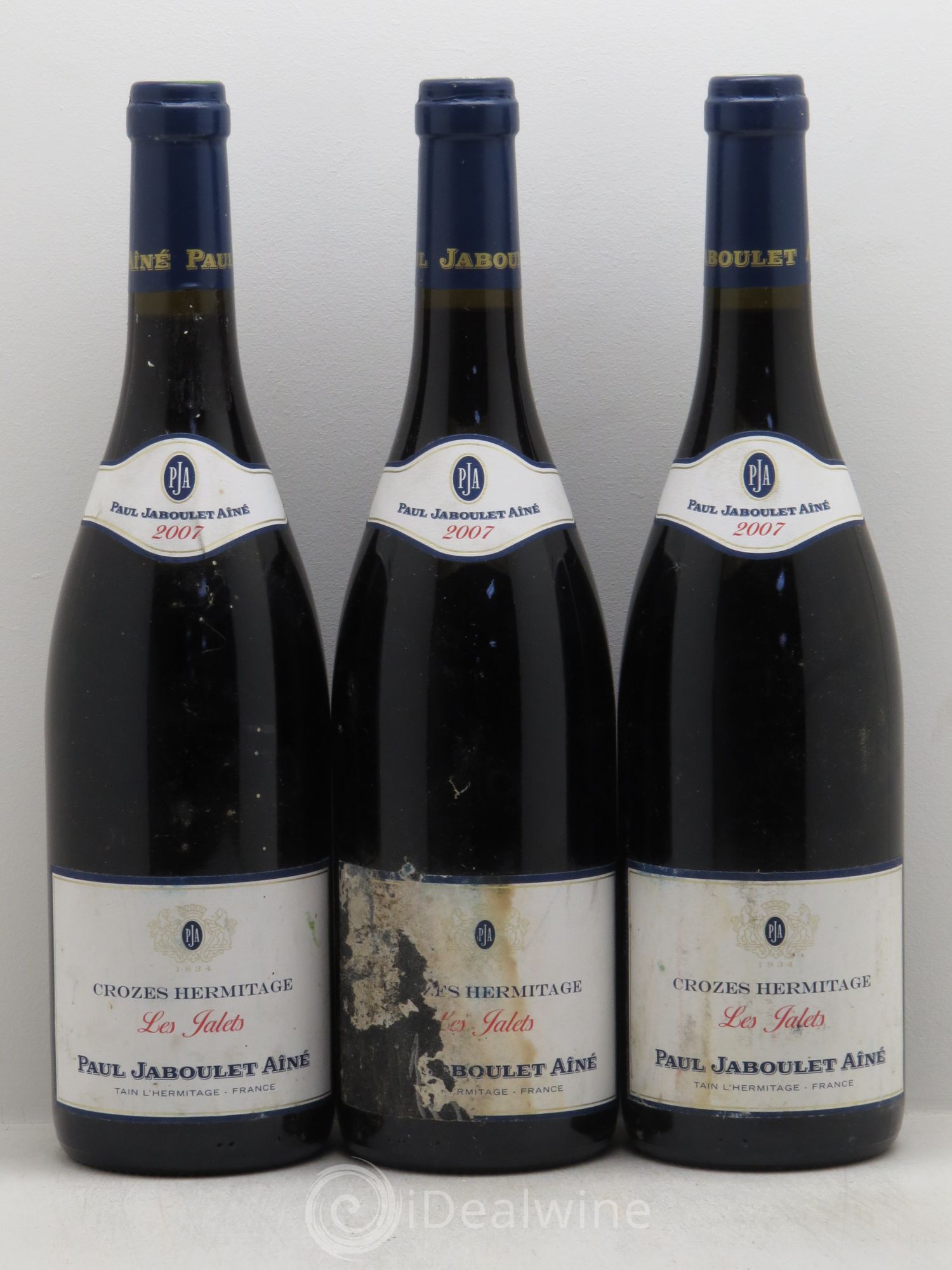 Crozes-Hermitage les Jalets 2007 - Lot de 3 bouteilles - 0