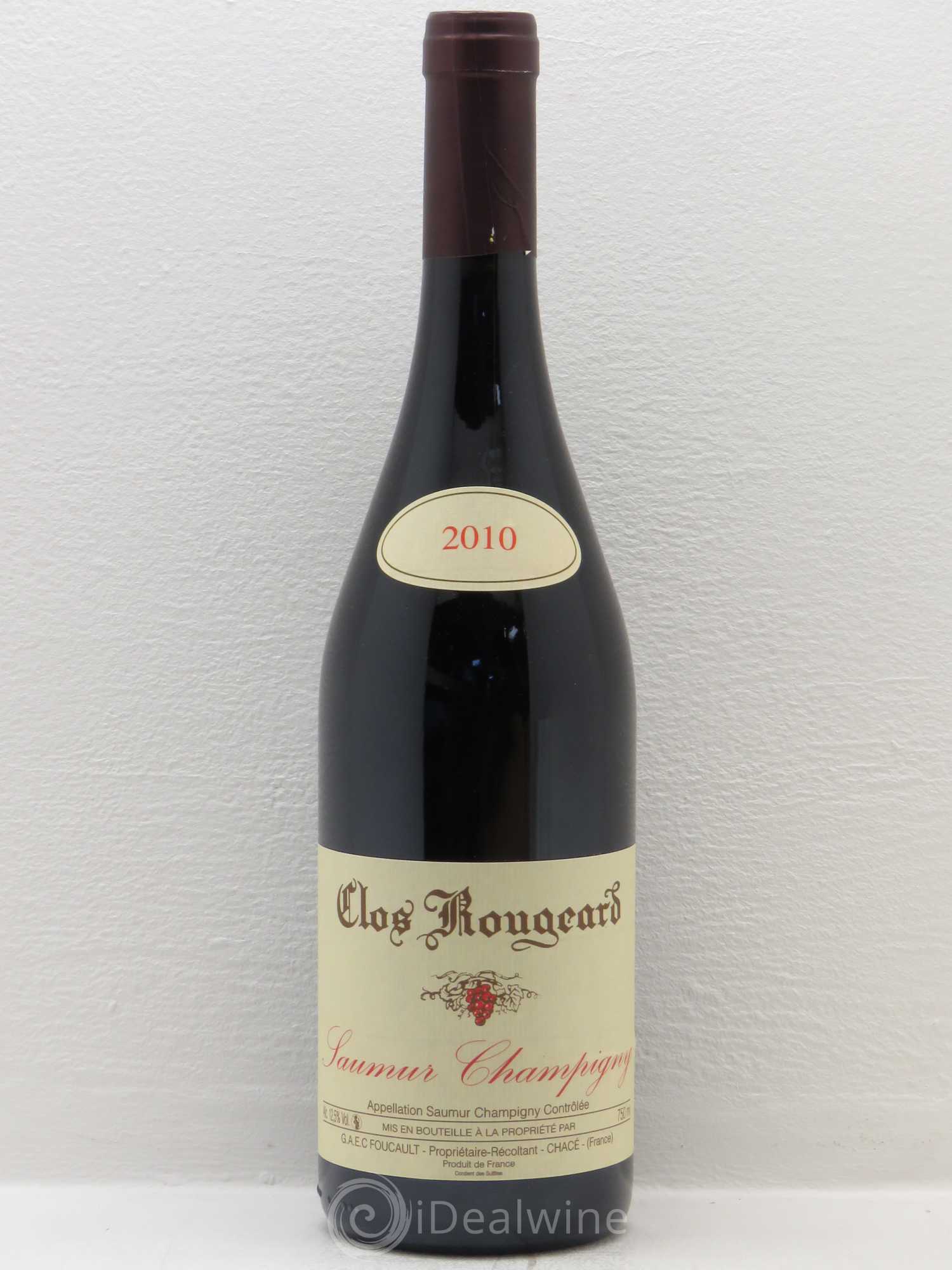 Saumur-Champigny Clos Rougeard 2010 - Lot de 1 bouteille - 0