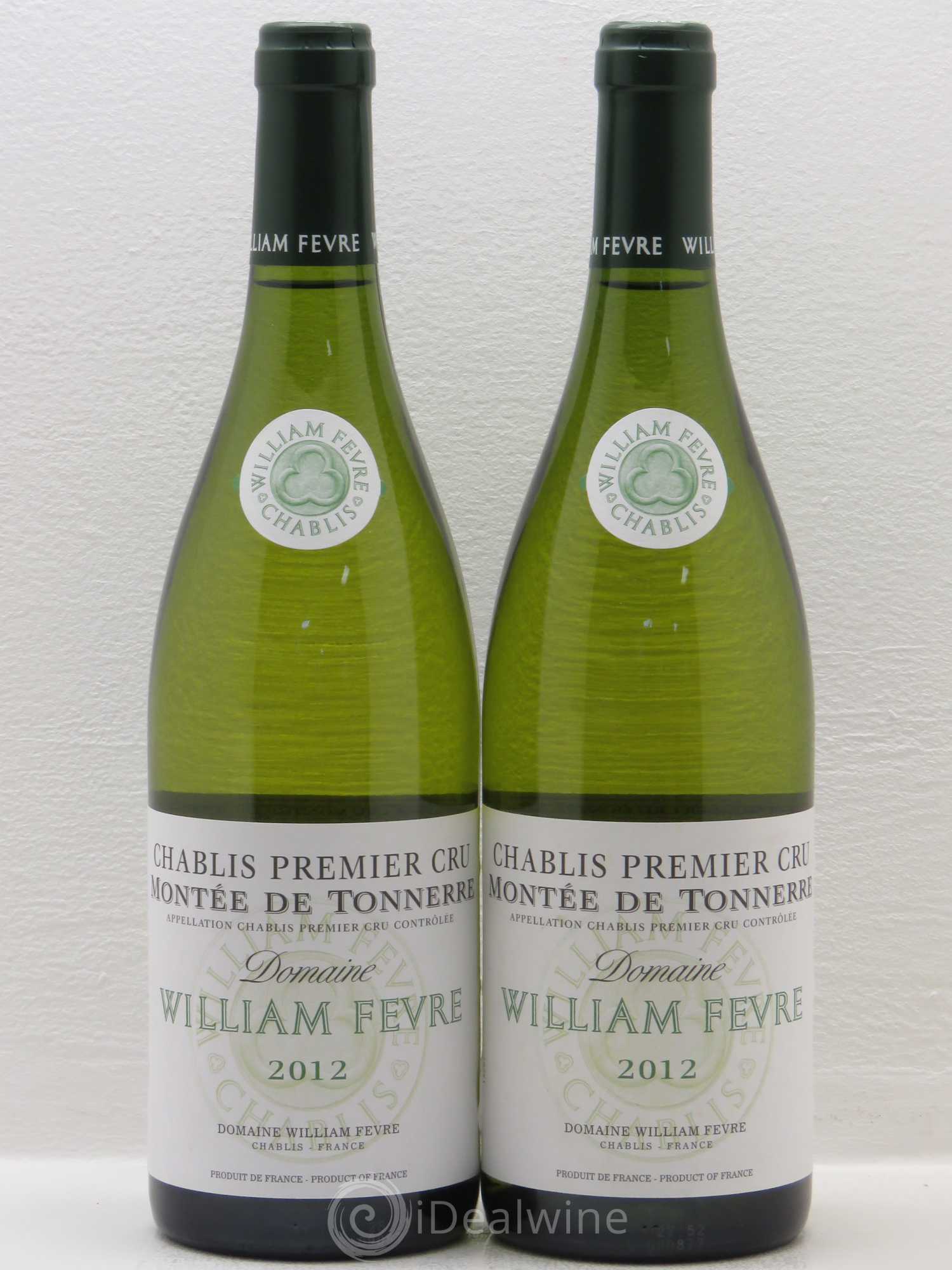 Chablis 1er Cru Montée de Tonnerre William Fèvre 2012 - Lot de 2 bouteilles - 0