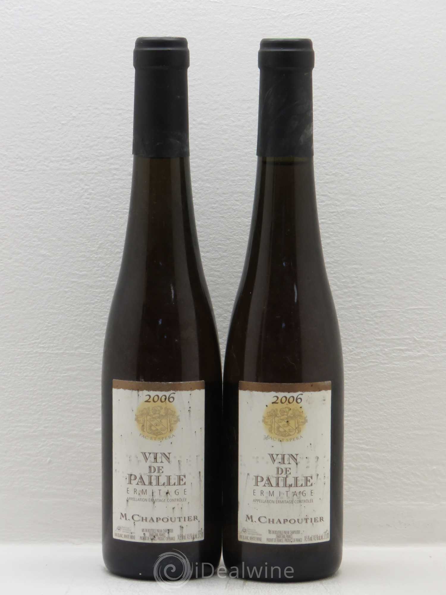 Hermitage Vin de Paille Chapoutier 2006 - Posten von 2 Demi-Flaschen - 0