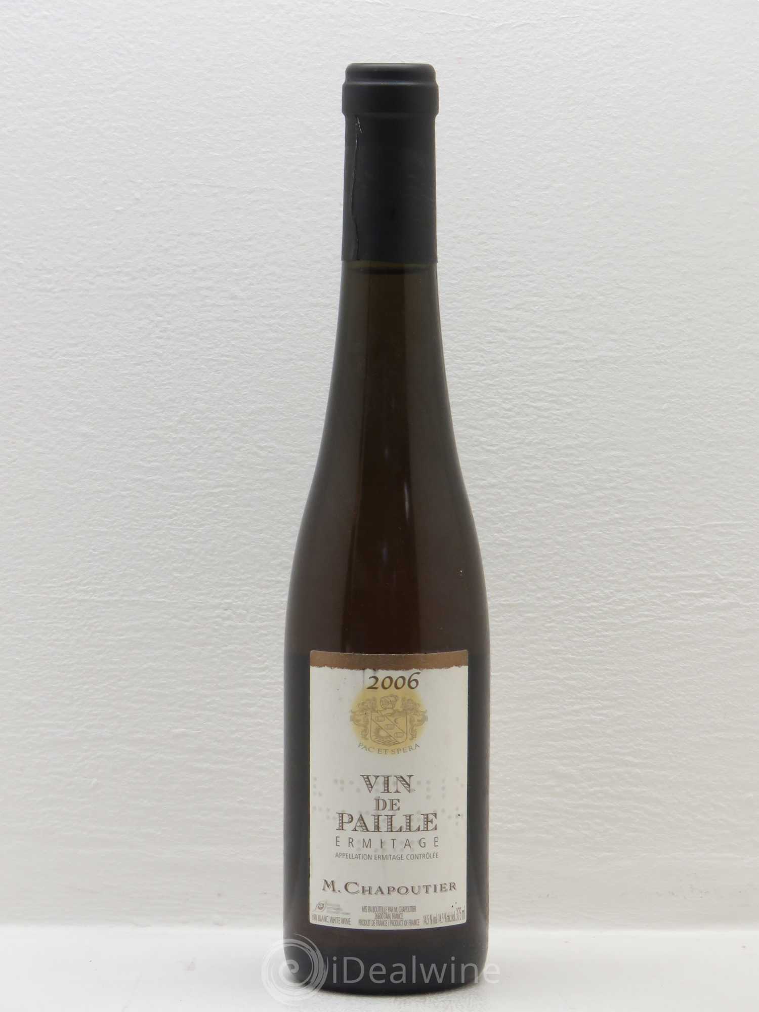 Hermitage Vin de Paille Chapoutier 2006 - Lotto di 1 mezza bottiglia - 0