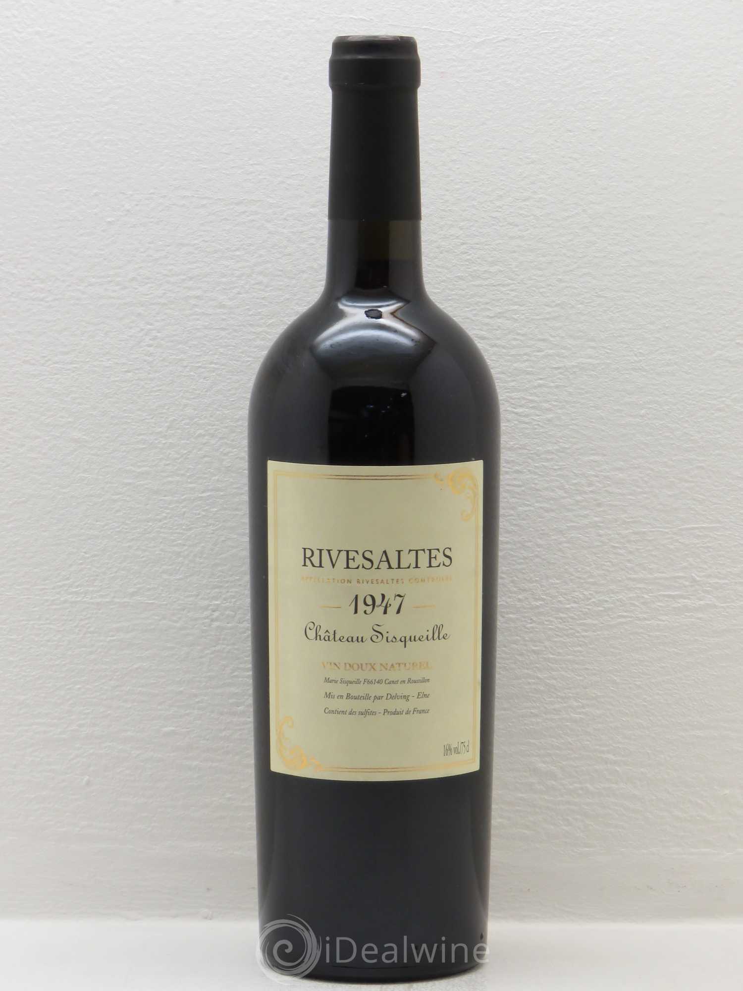 Rivesaltes Château Sisqueille 1947 - Posten von 1 Flasche - 0