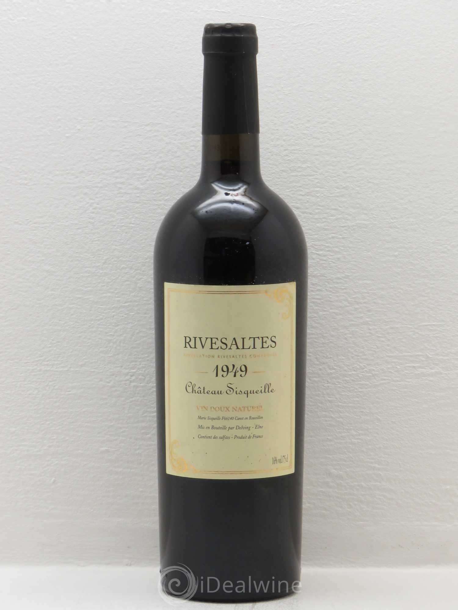Rivesaltes Château Sisqueille 1949 - Posten von 1 Flasche - 0