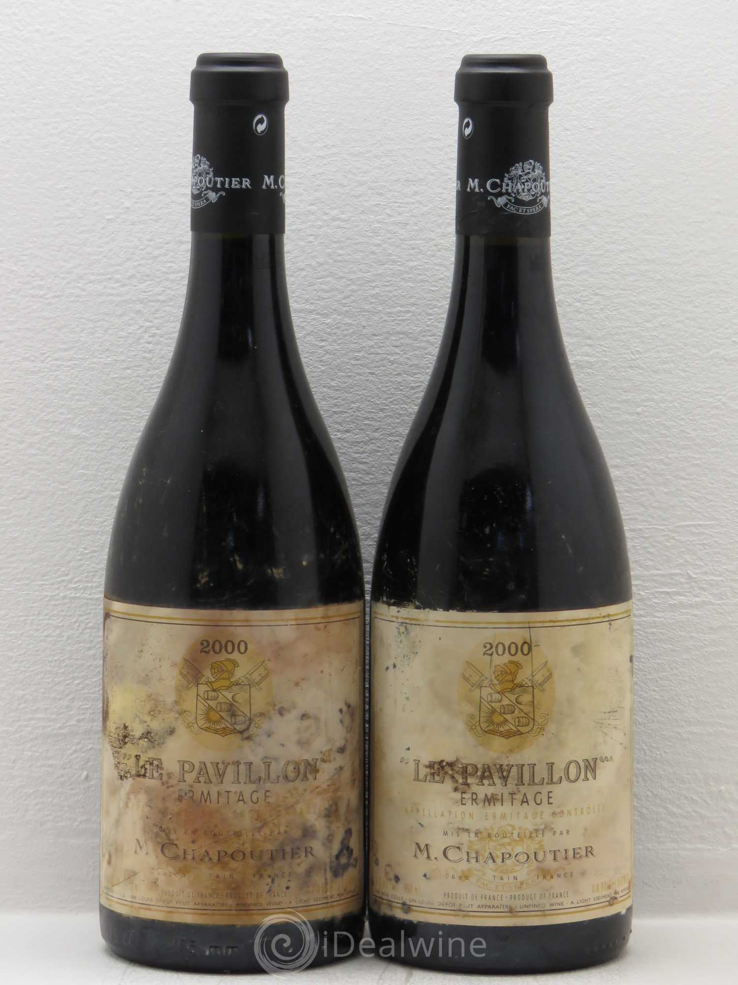 Hermitage Ermitage Le Pavillon Chapoutier 2000 - Lot de 2 bouteilles - 0