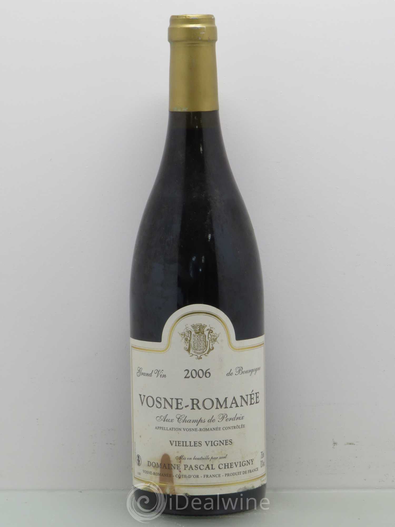 Vosne-Romanée Aux Champs Perdrix Vieilles Vignes - Domaine Chevigny 2006 - Posten von 1 Flasche - 0