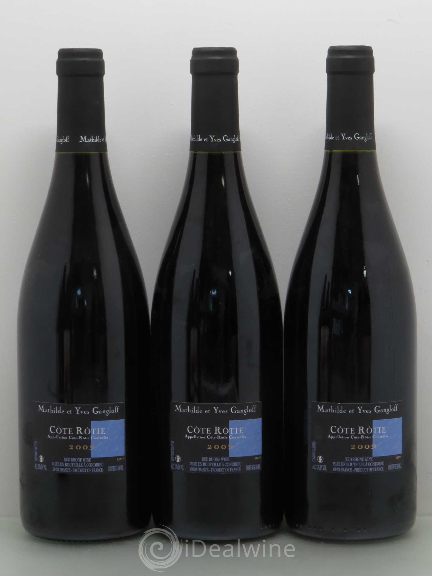 Côte-Rôtie La Barbarine Gangloff (Domaine) 2009 - Lot de 3 bouteilles - 1