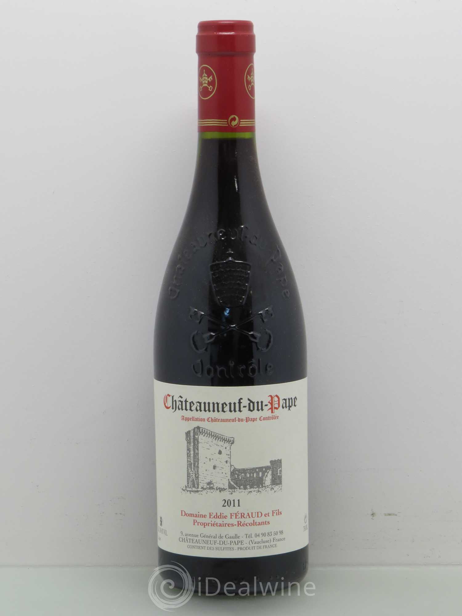 Châteauneuf-du-Pape Eddie Feraud (sans prix de réserve) 2011 - Posten von 1 Flasche - 0