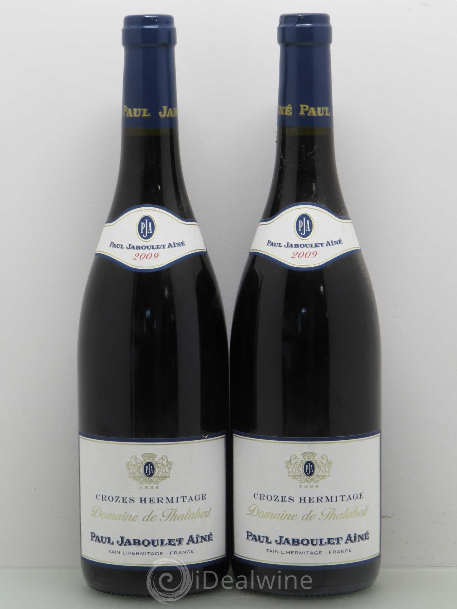 Crozes-Hermitage Domaine de Thalabert Paul Jaboulet Ainé 2009 - Lot de 2 bouteilles - 0