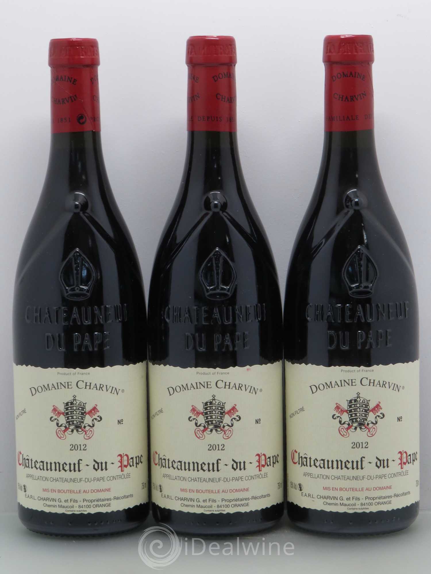 Châteauneuf-du-Pape Charvin (Domaine) 2012 - Lot de 6 bouteilles - 2