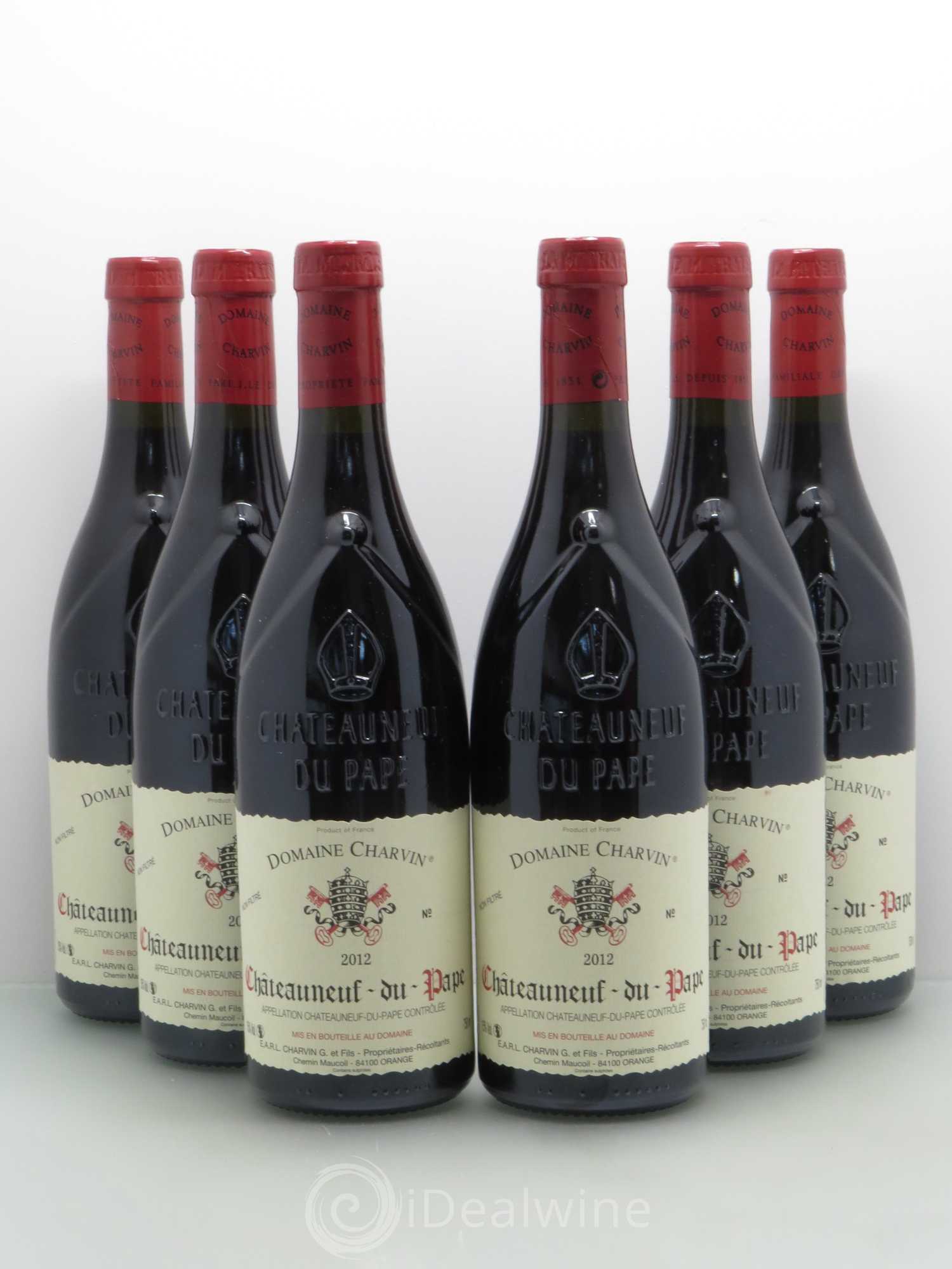 Châteauneuf-du-Pape Charvin (Domaine) 2012 - Lot de 6 bouteilles - 0