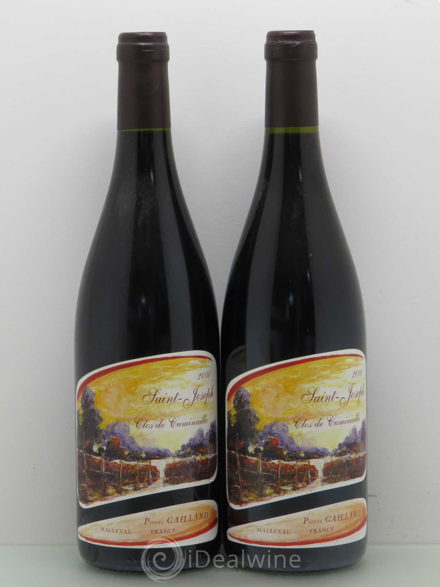 Saint-Joseph Clos De Cuminaille Gaillard 2010 - Posten von 2 Flaschen - 0