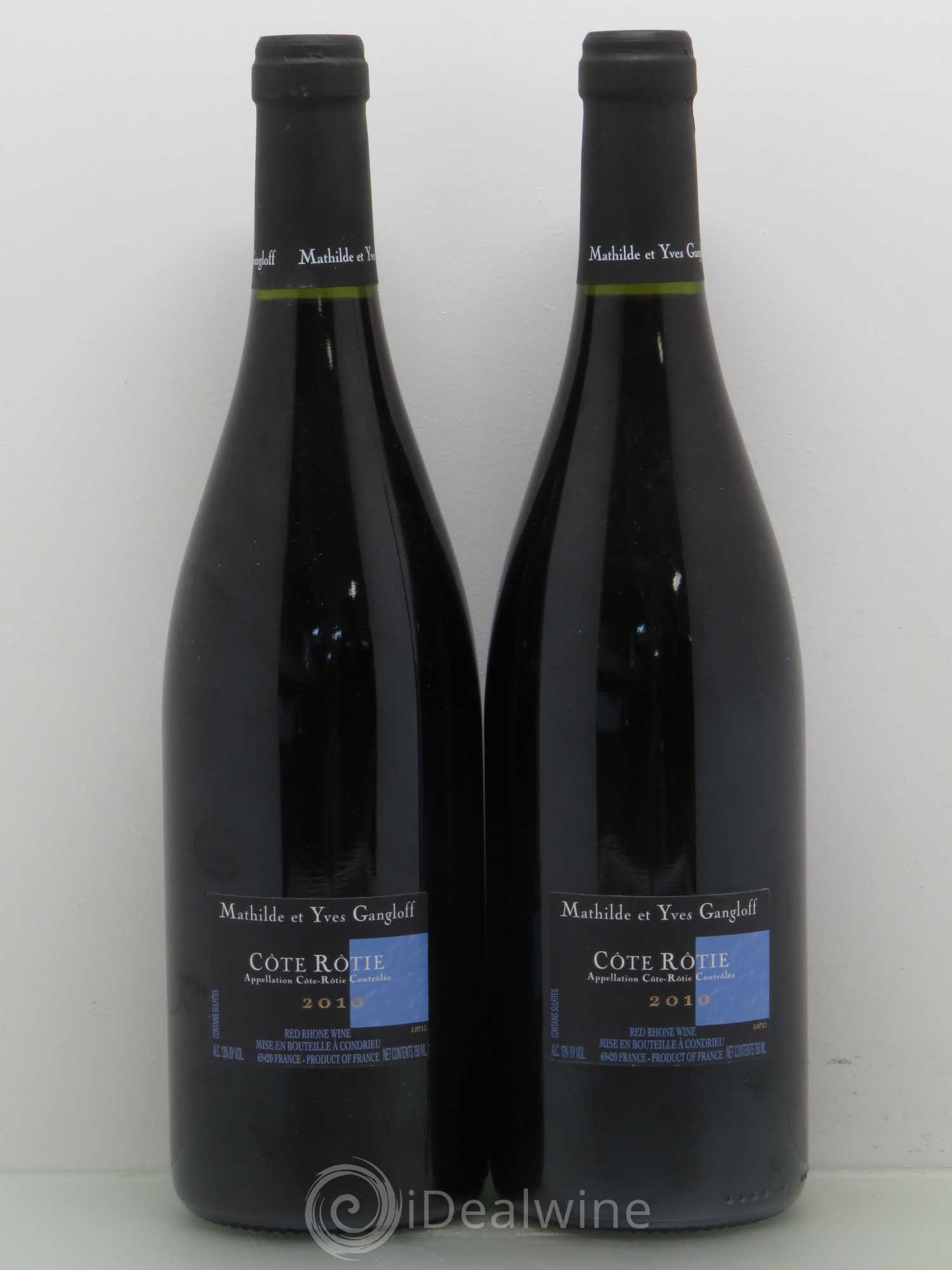 Côte-Rôtie La Barbarine Gangloff (Domaine) 2010 - Lot de 2 bouteilles - 1