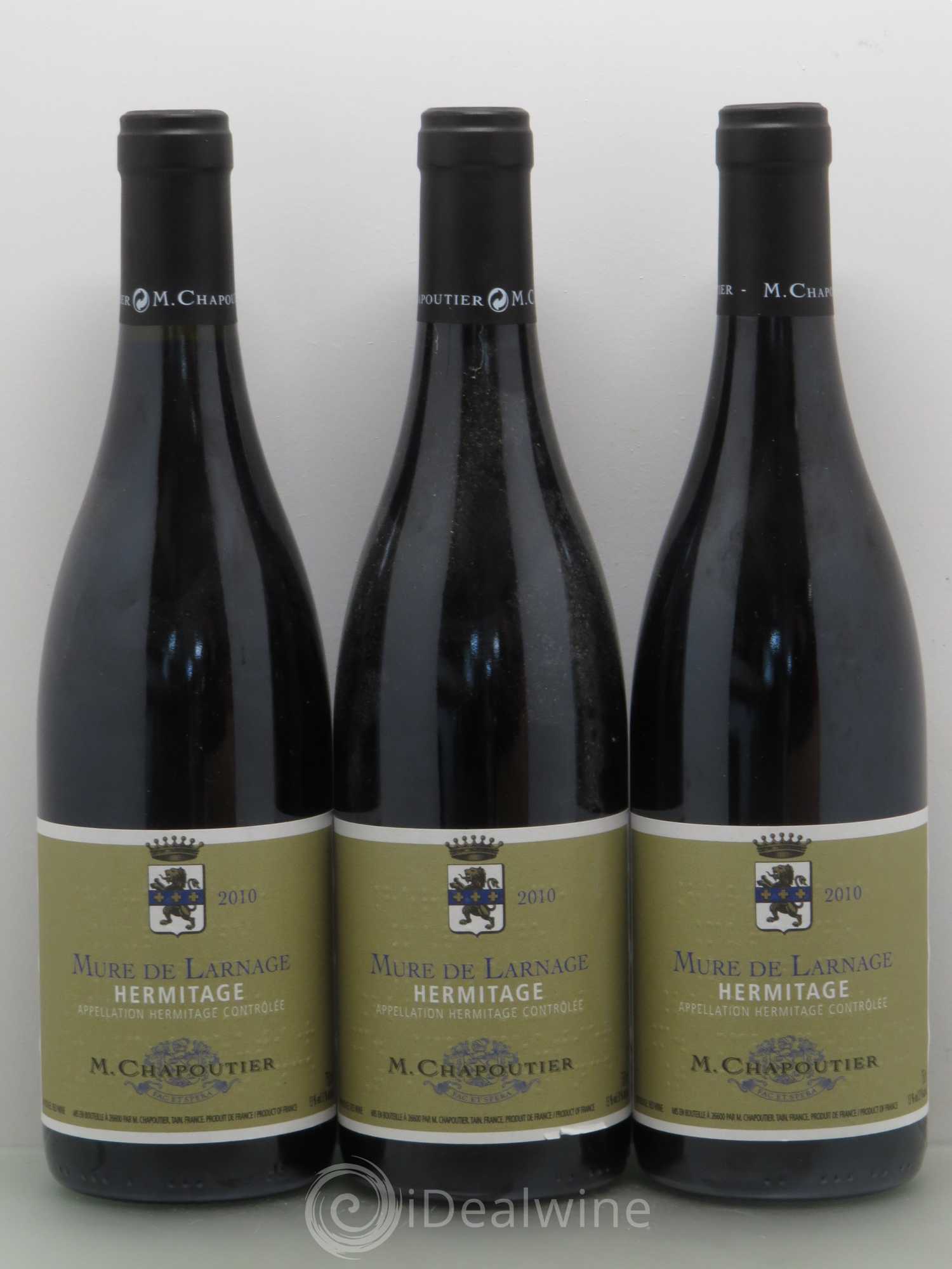 Hermitage Chapoutier Mur de Larnage (sans prix de réserve) 2010 - Posten von 1 Flasche - 0