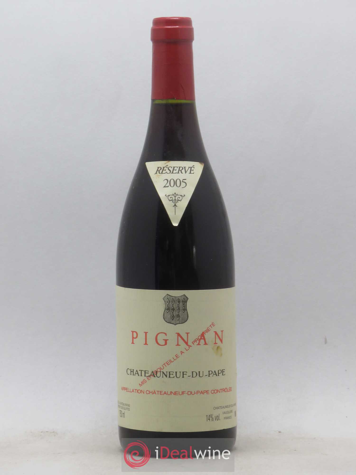 Châteauneuf-du-Pape Pignan Emmanuel Reynaud 2005 - Lot de 1 bouteille - 0