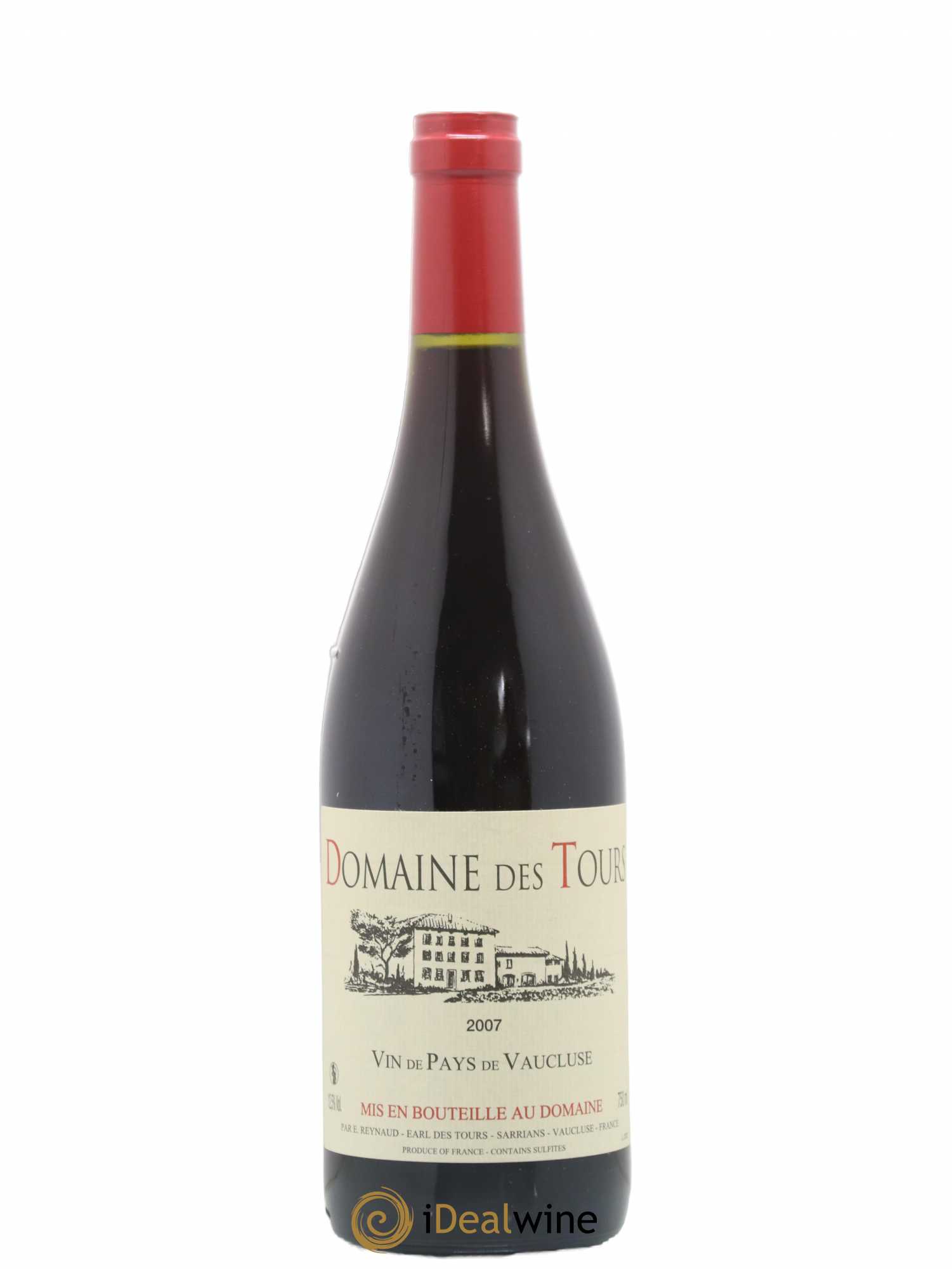 Vaucluse (Vin de Pays de Vaucluse) Domaine des Tours Emmanuel Reynaud 2007 - Lot de 1 bouteille - 0