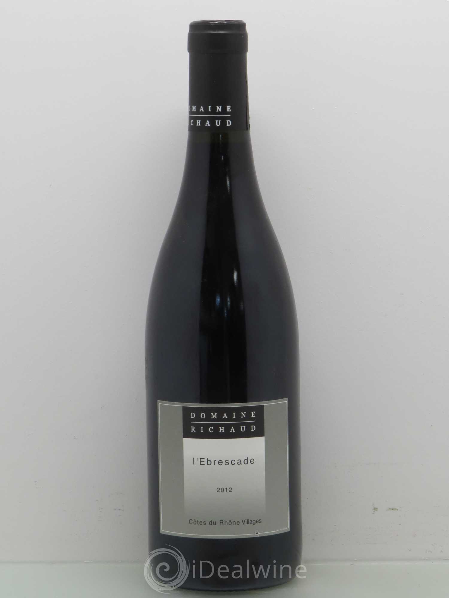 Cairanne Ebrescade Marcel Richaud 2012 - Lot de 1 bouteille - 0