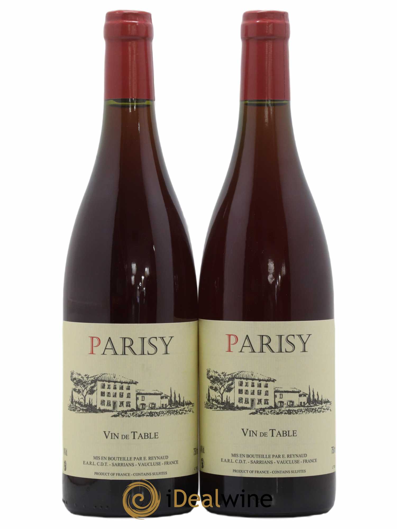 Vin de Table Parisy Emmanuel Reynaud - Lot de 2 bouteilles - 0