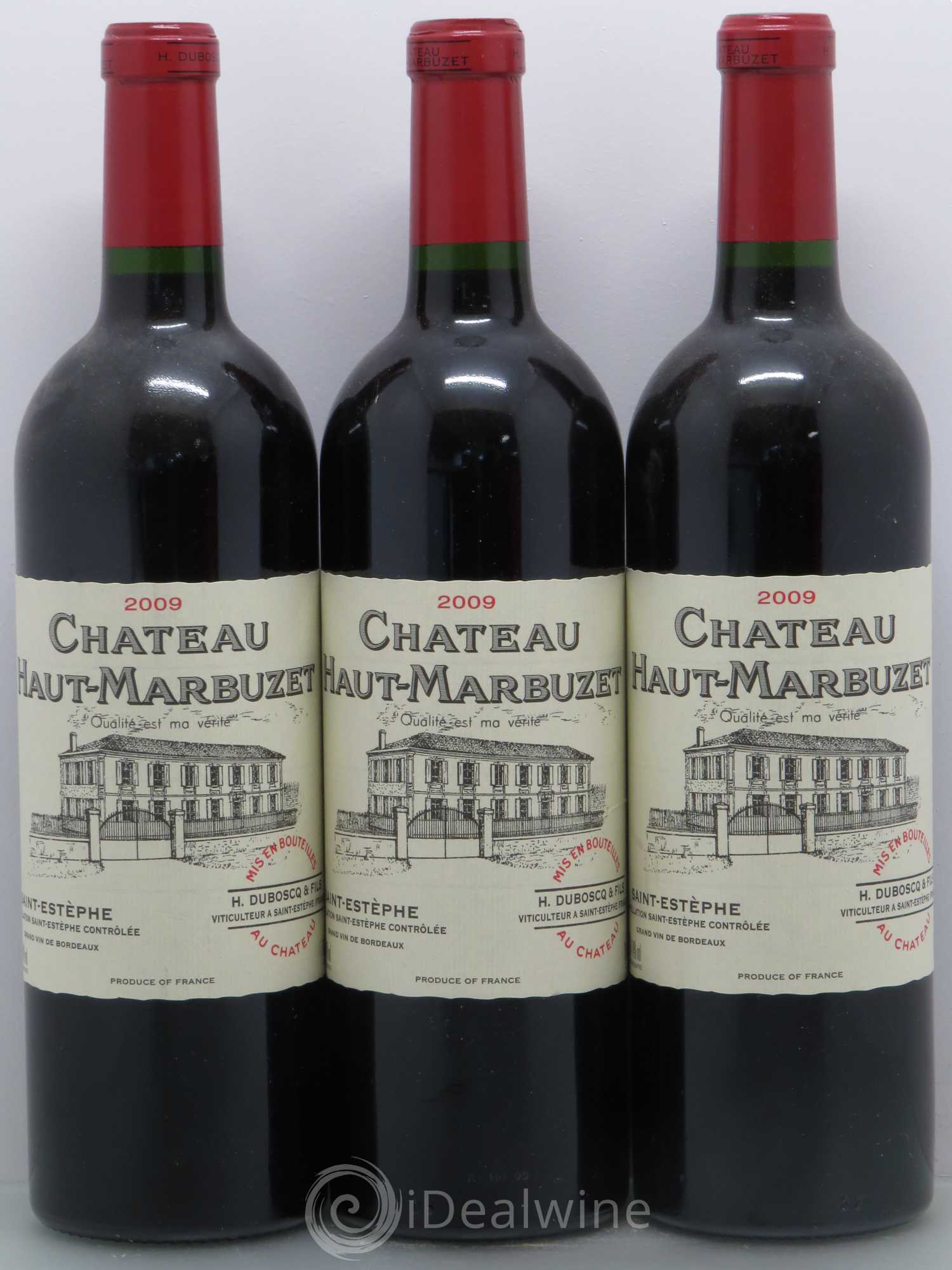 Château Haut Marbuzet 2009 - Lot de 6 bouteilles - 1