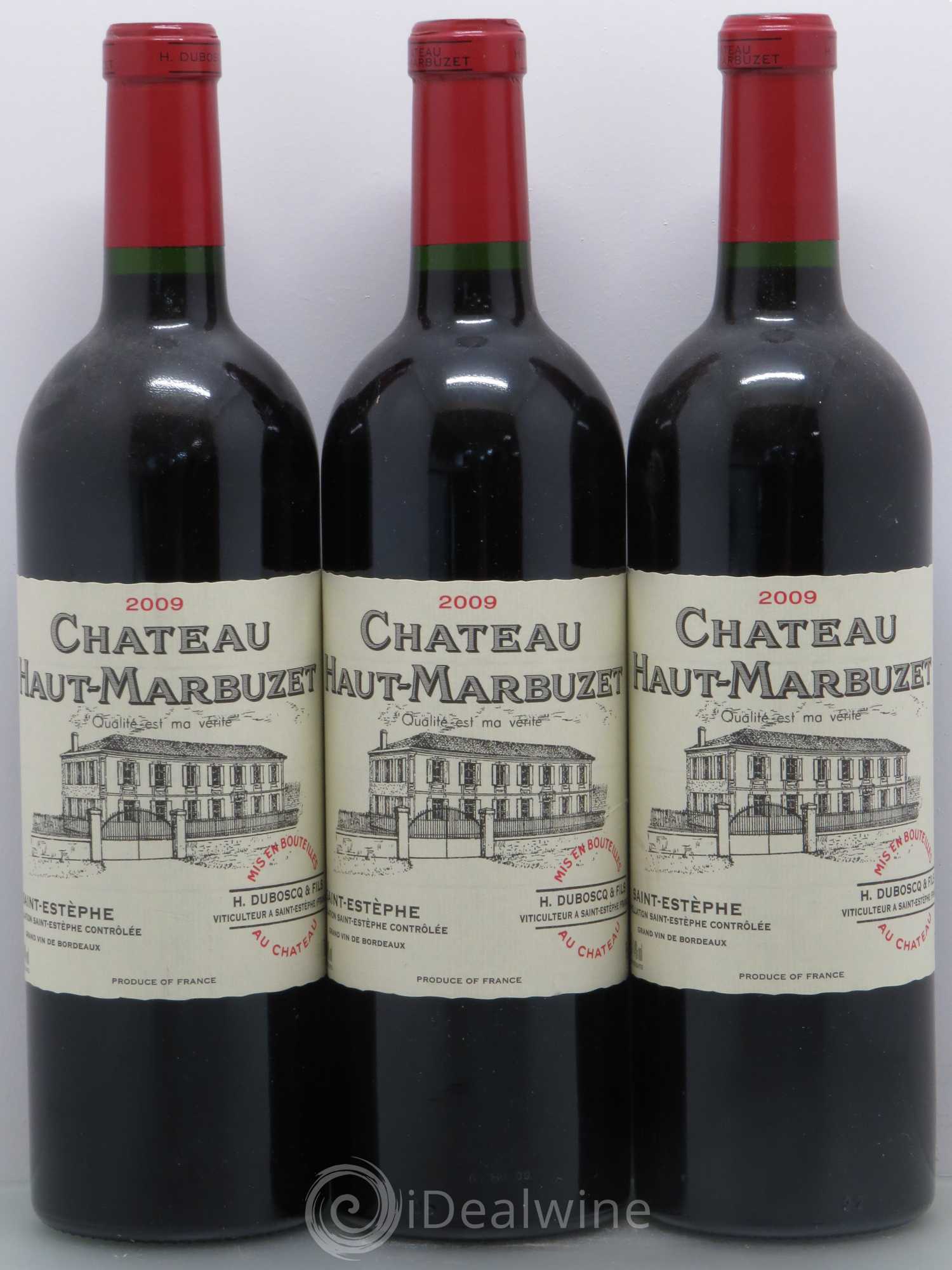 Château Haut Marbuzet 2009 - Lot de 6 bouteilles - 2