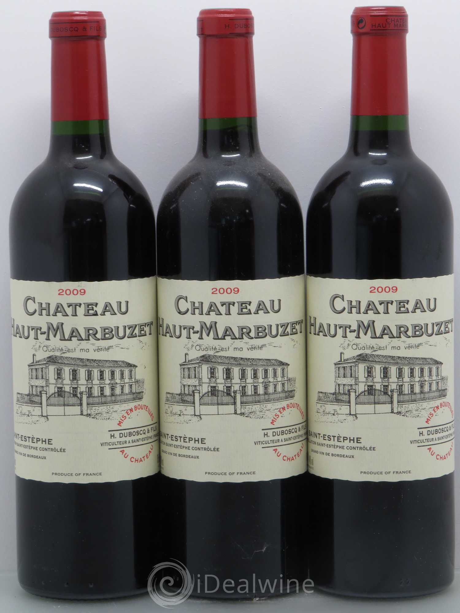 Château Haut Marbuzet 2009 - Lot de 5 bouteilles - 1