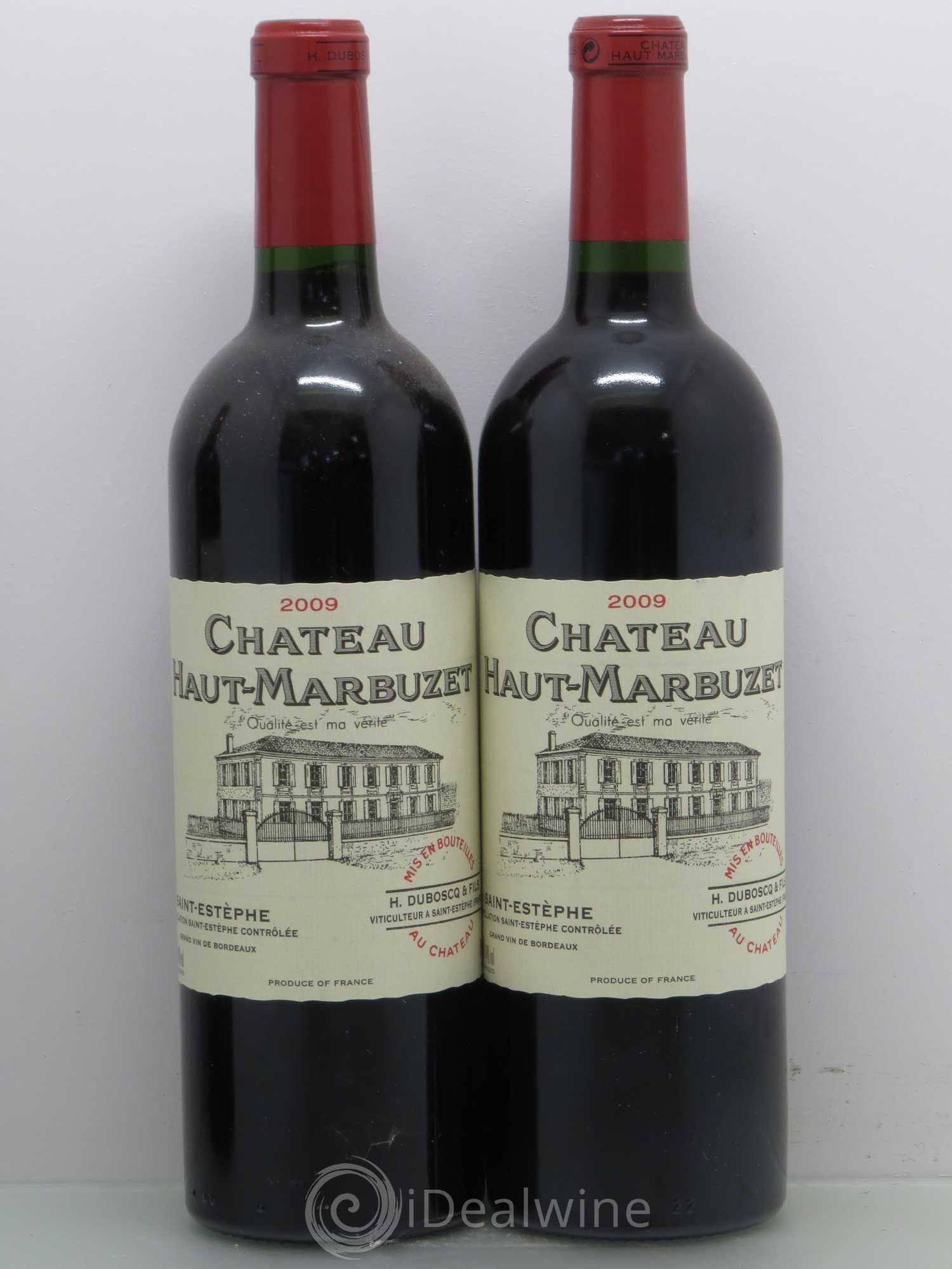 Château Haut Marbuzet 2009 - Lot de 5 bouteilles - 2